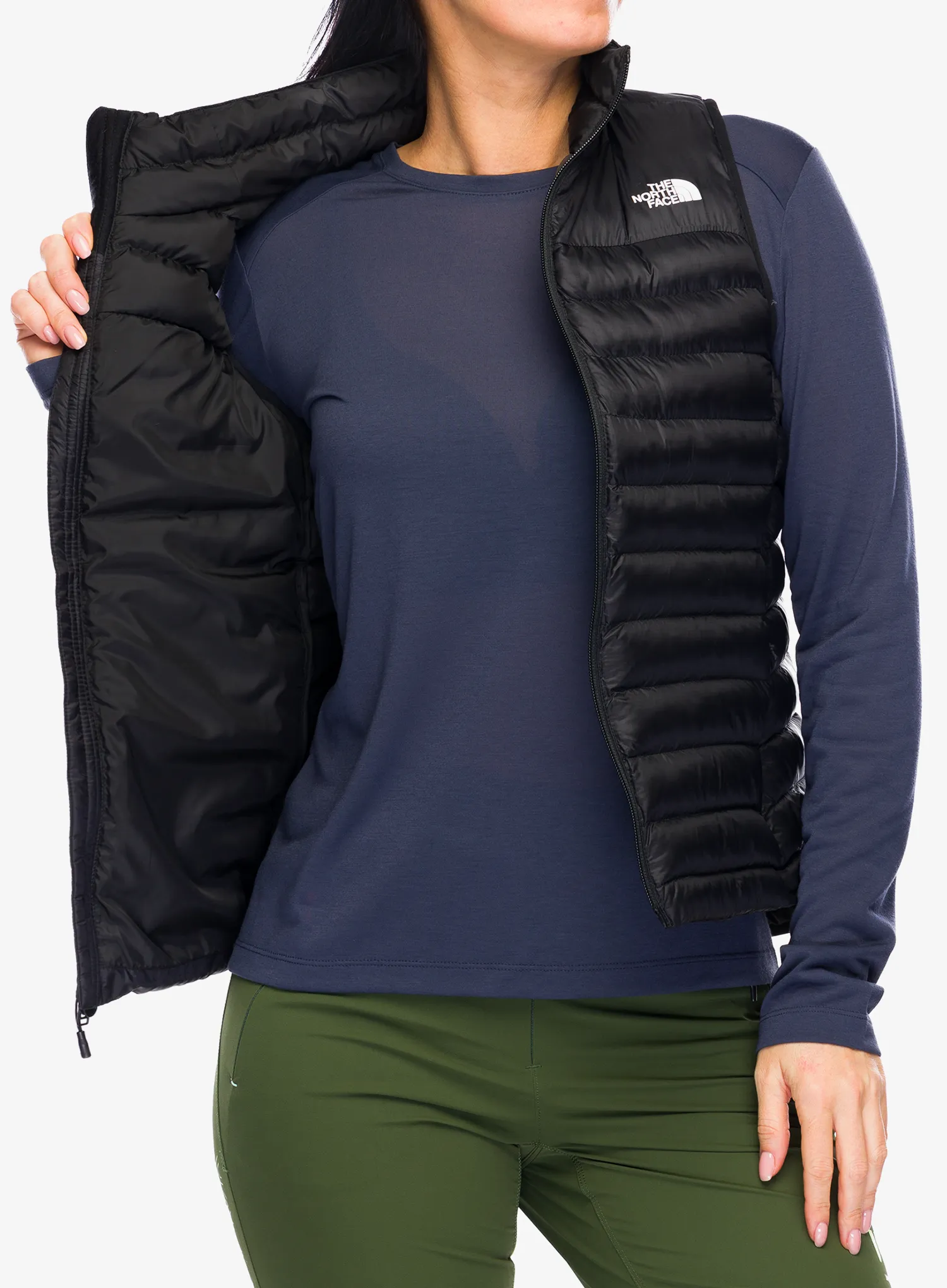 Ženski brezrokavnik The North Face Terra Peak Vest - tnf black