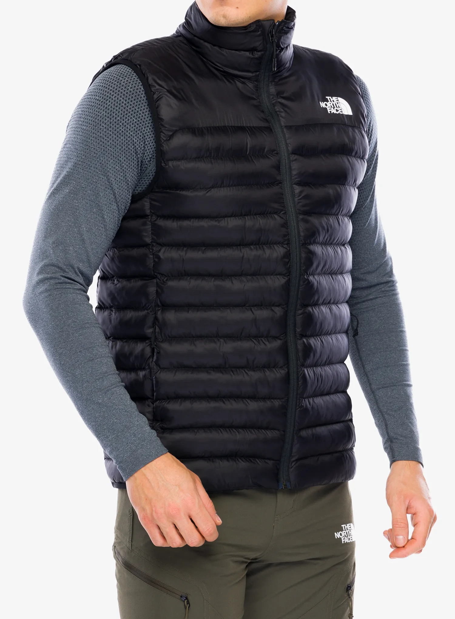Podložen brezrokavnik The North Face Terra Peak Vest - tnf black