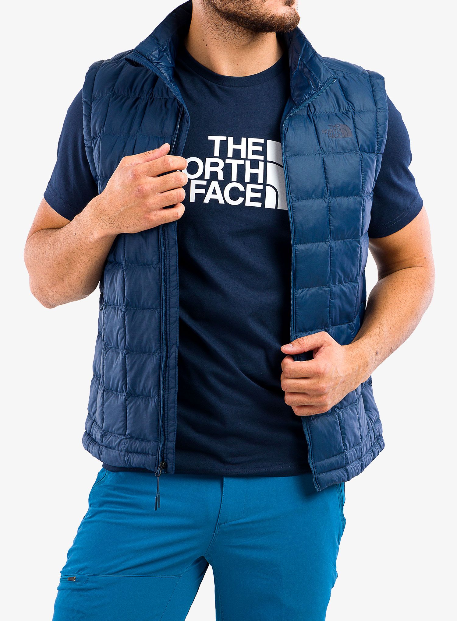 Moški brezrokavnik The North Face ThermoBall Eco Vest 2.0 - shady blue