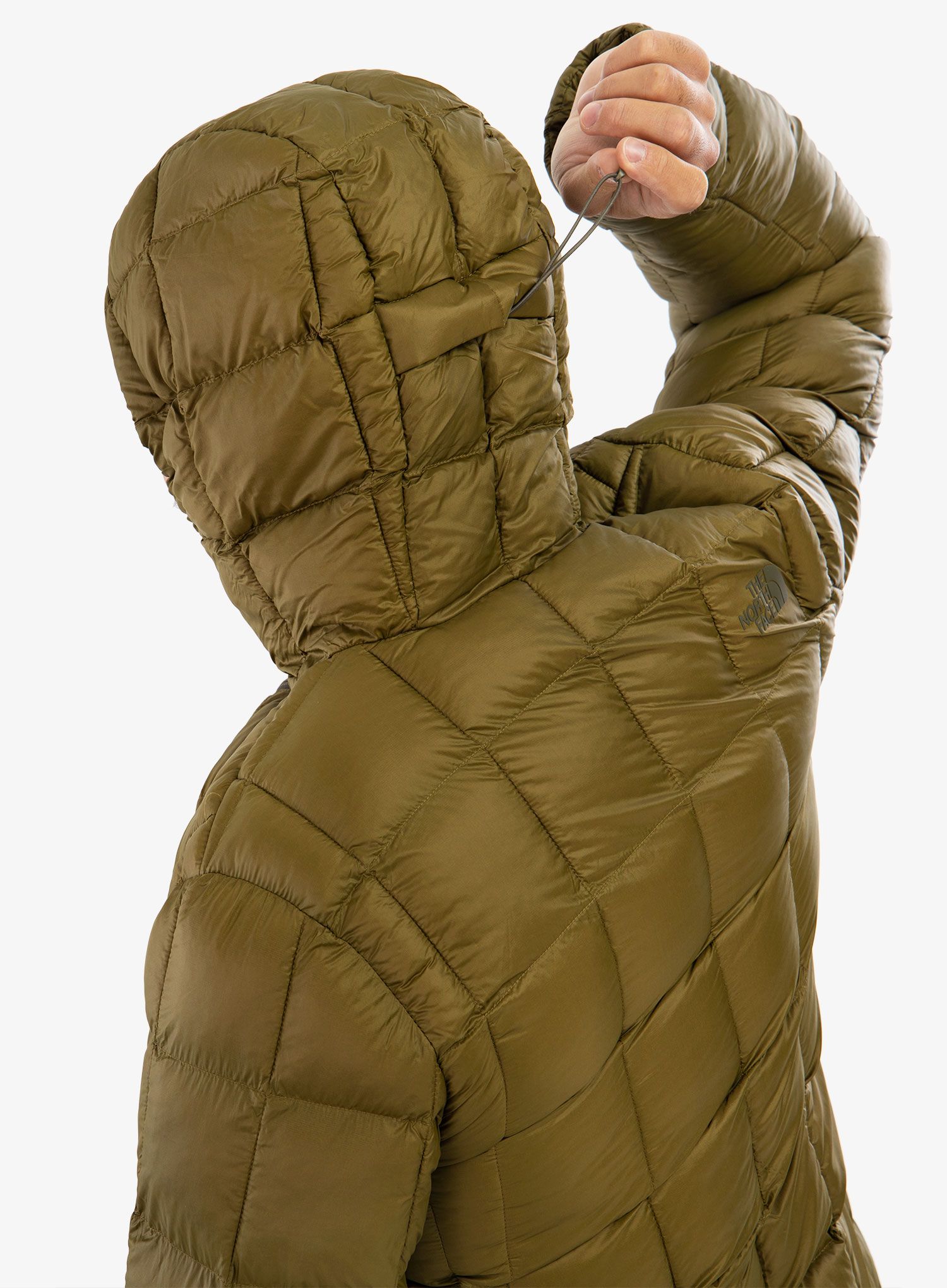 Sintetična jakna The North Face ThermoBall Super Hoodie - military olive