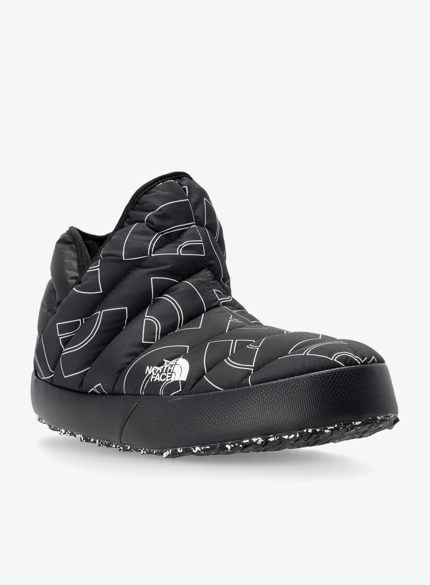 Podloženi copati The North Face ThermoBall Traction Bootie - print/black