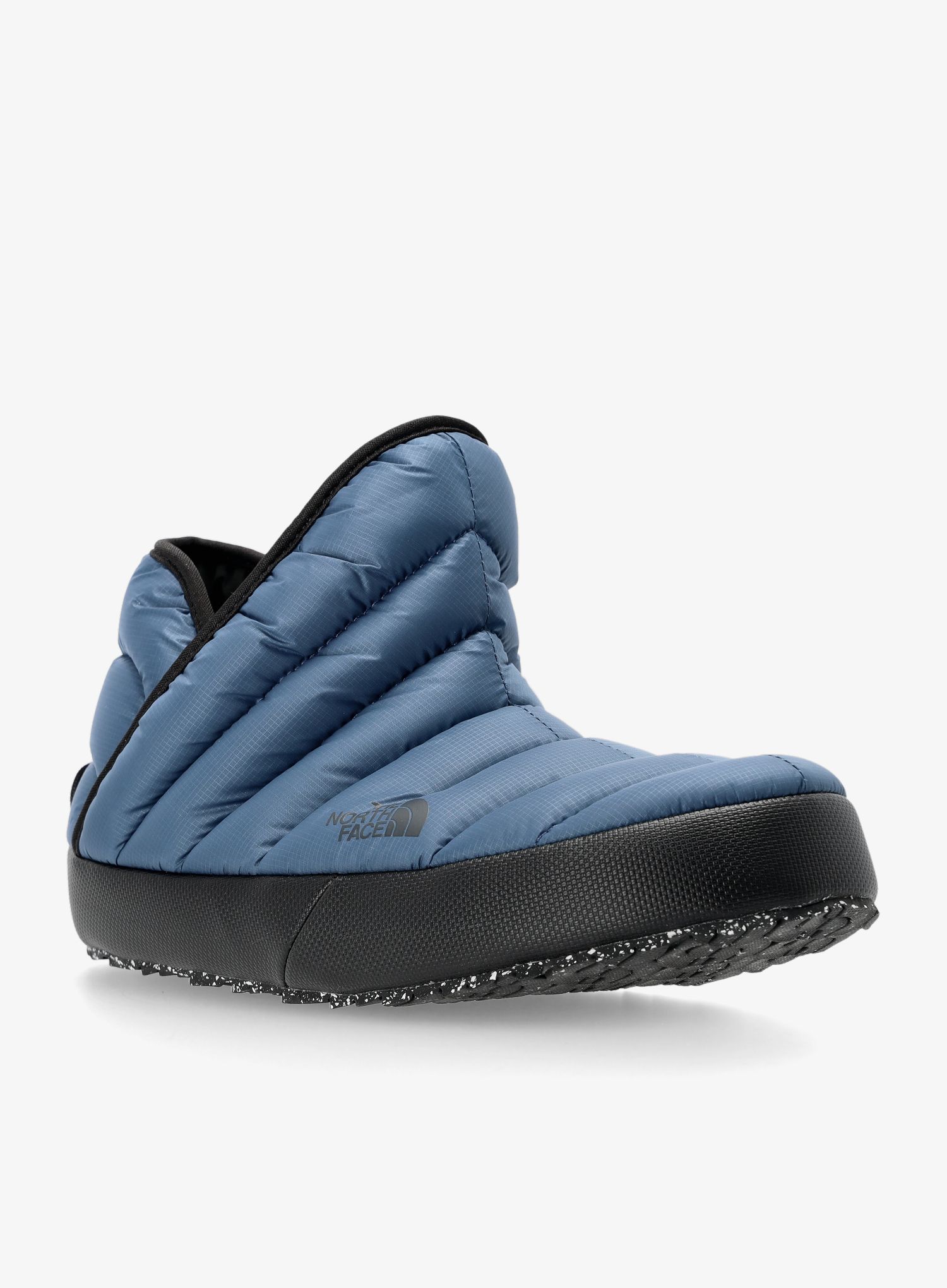 Podloženi copati The North Face ThermoBall Traction Bootie - shady blue/tnf black