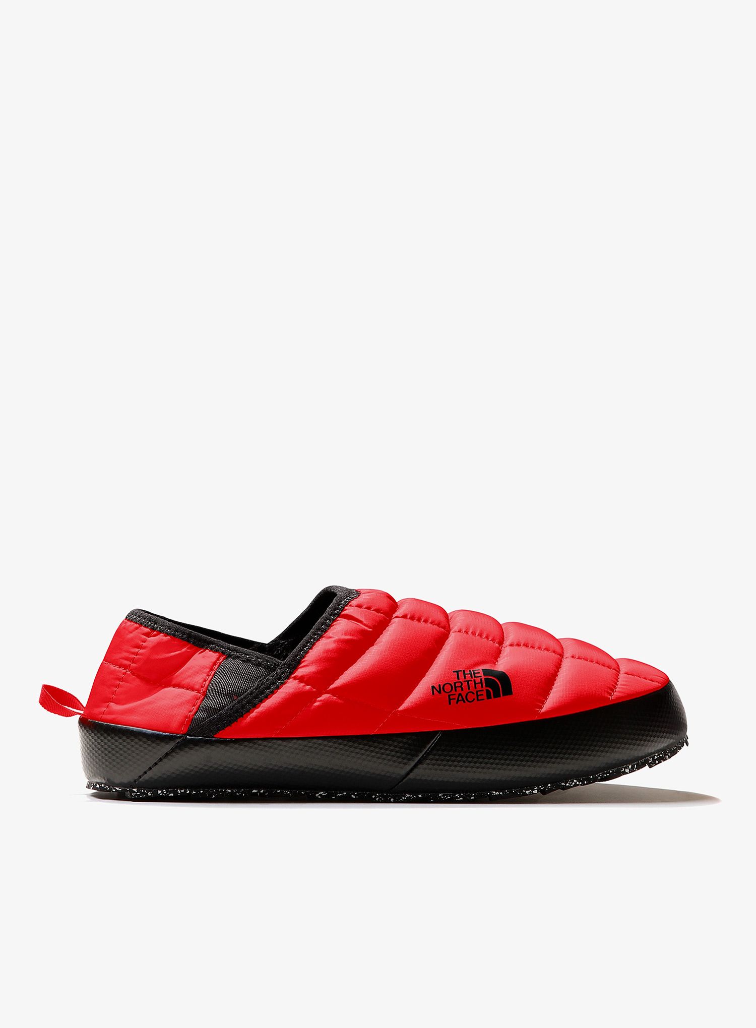 Podloženi copati The North Face ThermoBall Traction Mule V - tnf red/tnf black