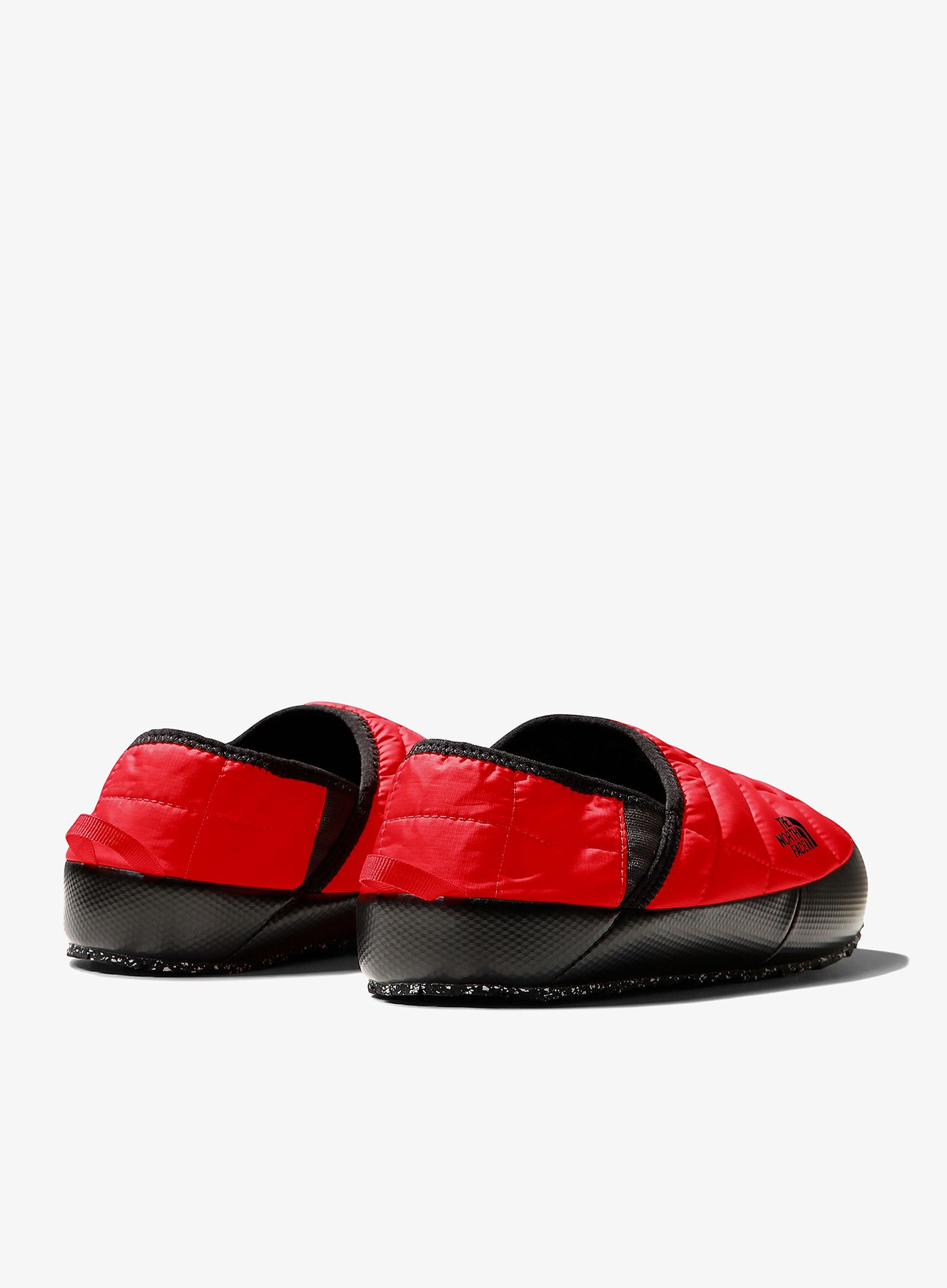 Podloženi copati The North Face ThermoBall Traction Mule V - tnf red/tnf black