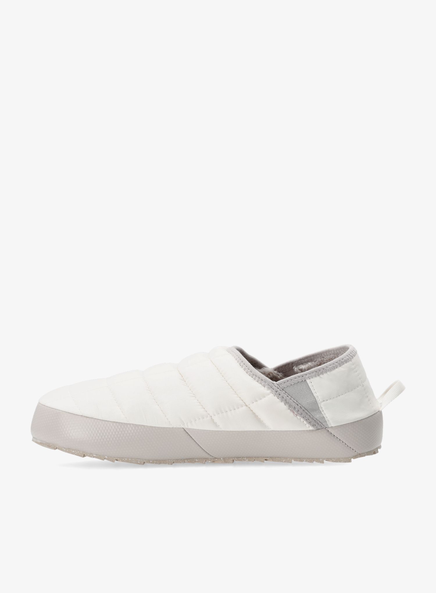 Ženski podloženi copati The North Face ThermoBall Traction Mule V - white/silver