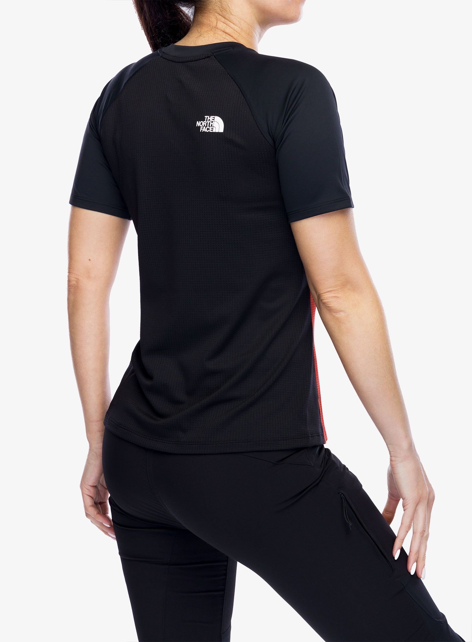 Ženska majica The North Face Trailjammer S/S Tee - auburn glaze/tnf black