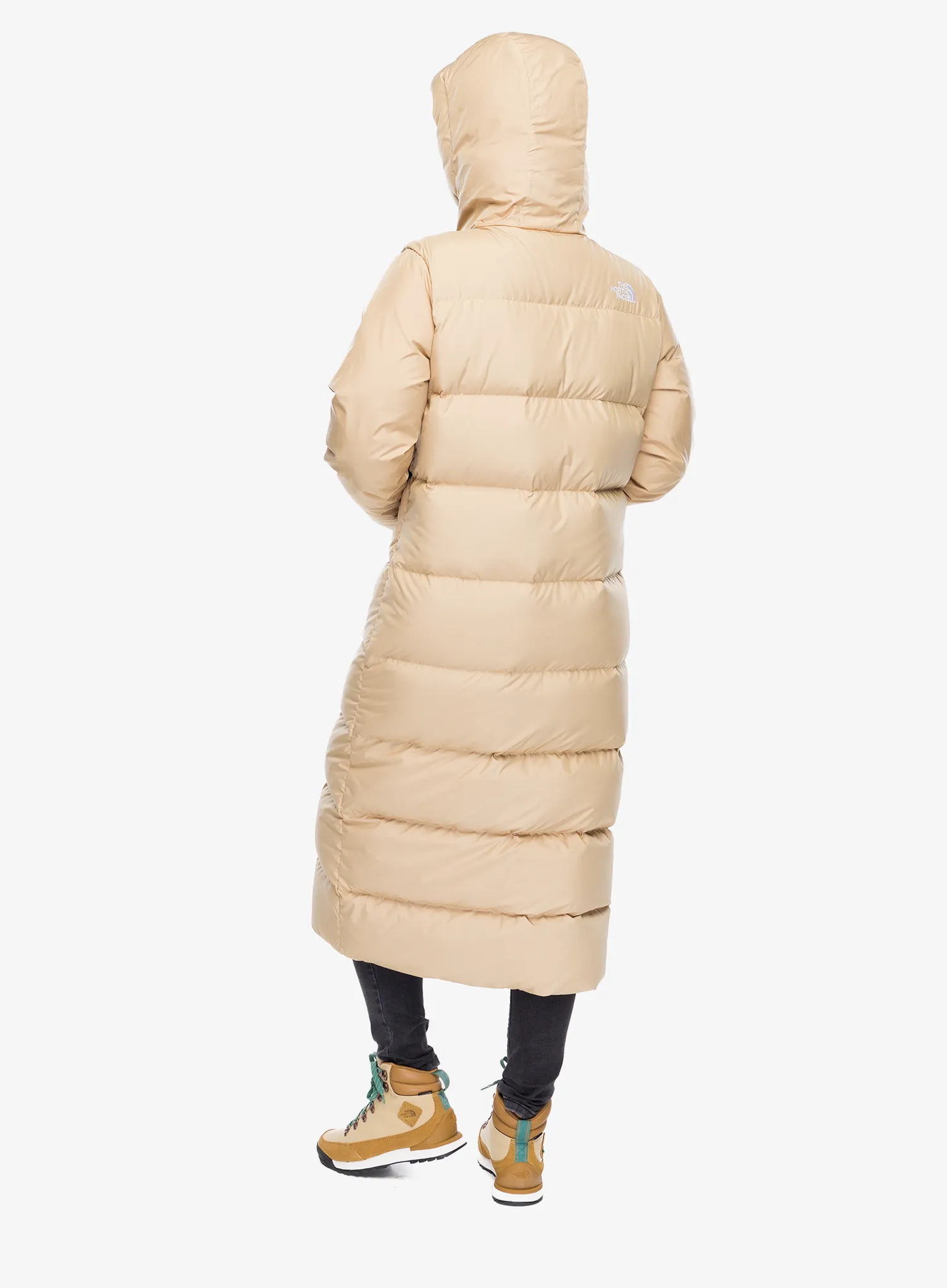 Puhast plašč The North Face Triple C Parka - khaki stone