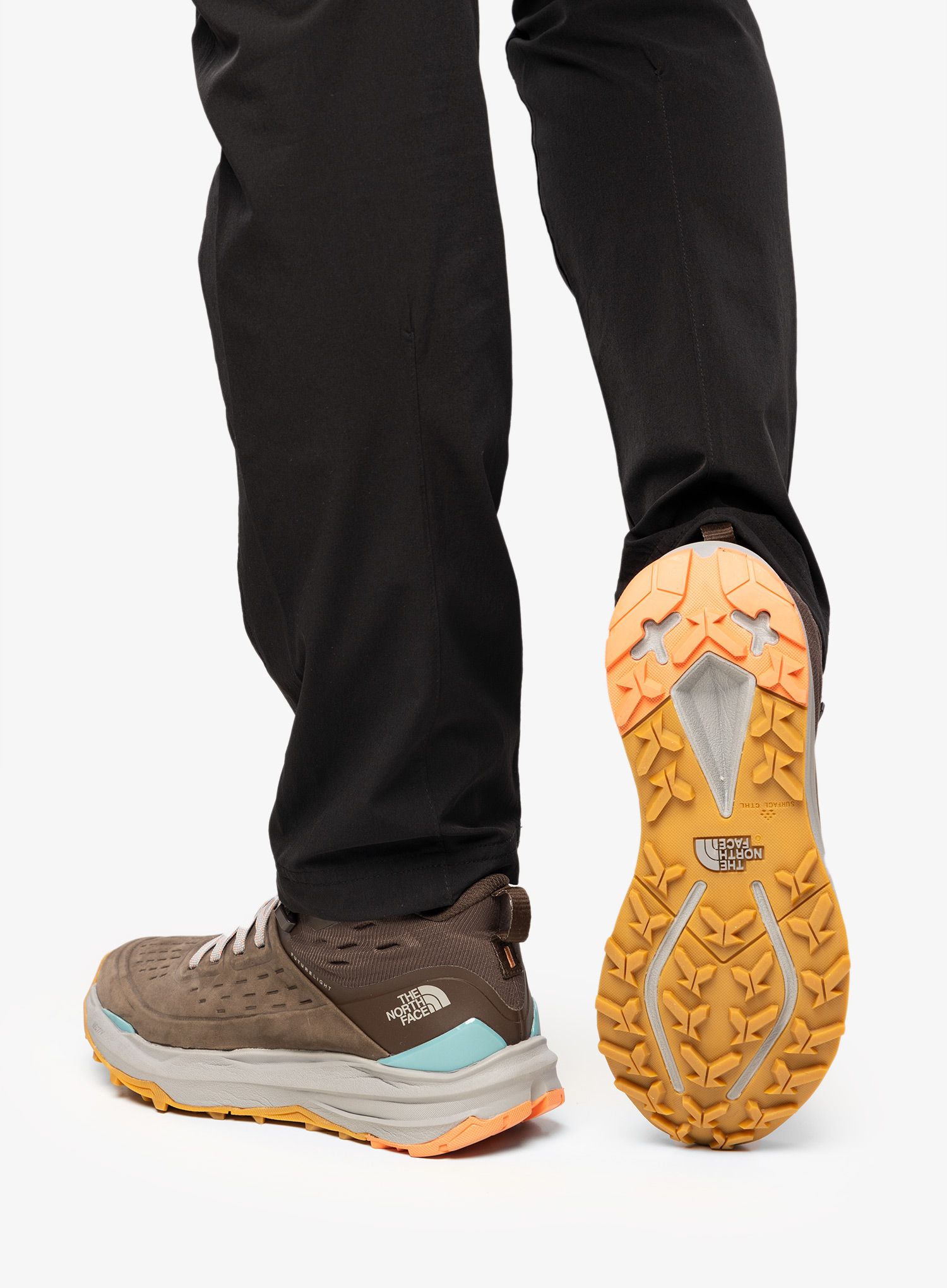 Ženski čevlji The North Face Vectiv Exploris 2 Mid FUTURELIGHT LTHR - brown