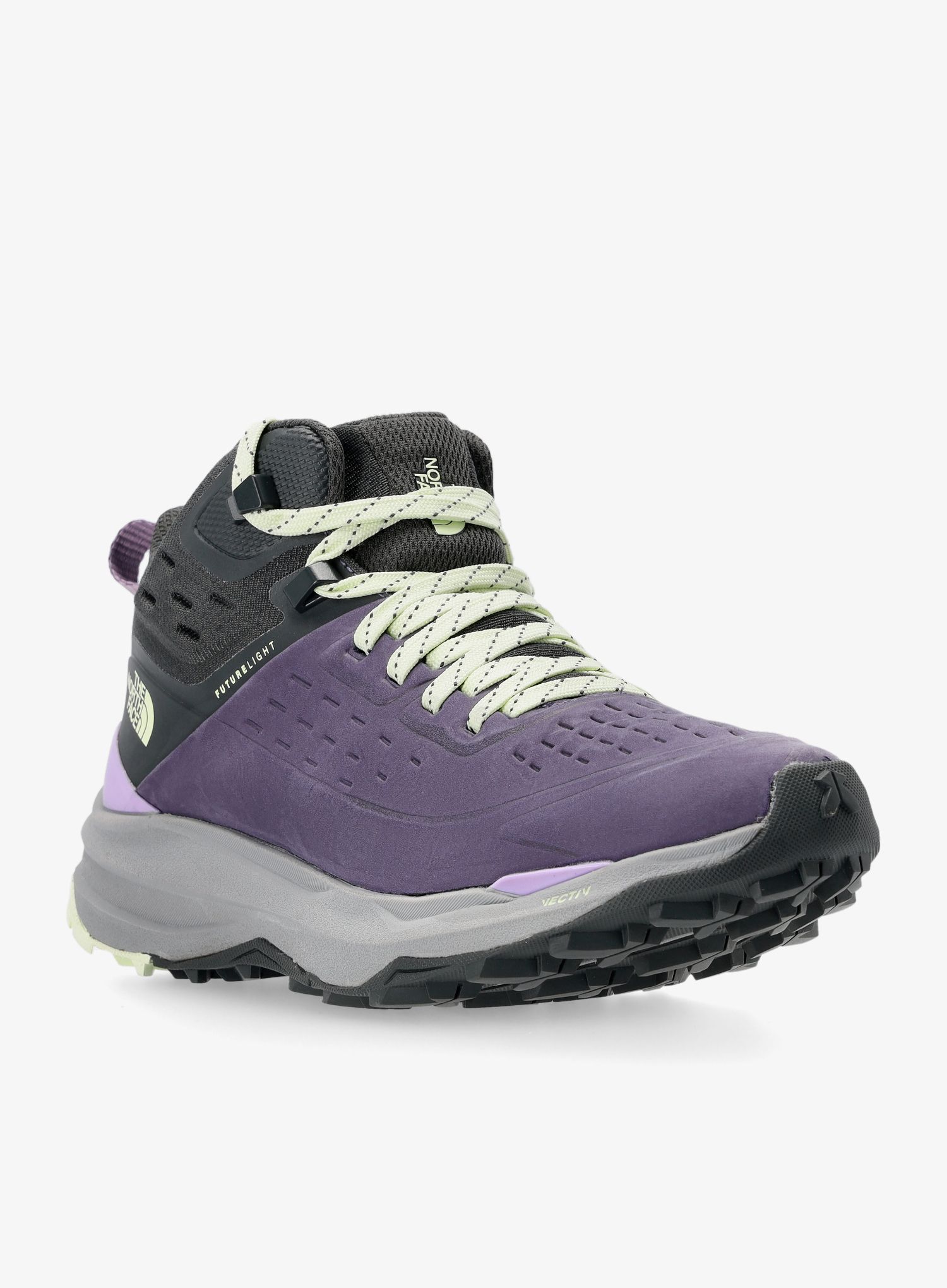 Ženski čevlji The North Face Vectiv Exploris 2 Mid FUTURELIGHT LTHR - lunar/grey