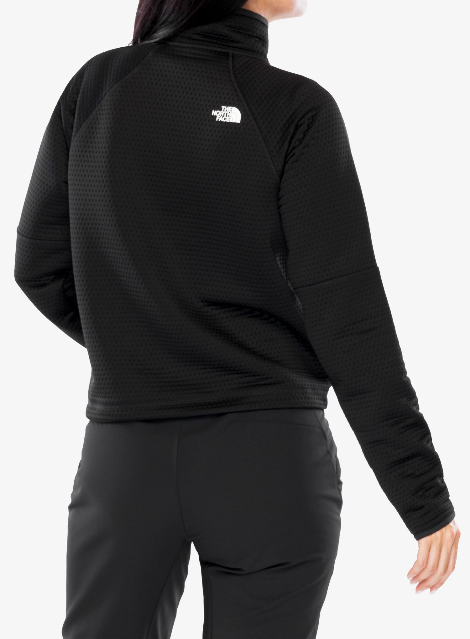 Ženska jopica brez kapuce The North Face Vertical Thermal 1/4 Zip - tnf black
