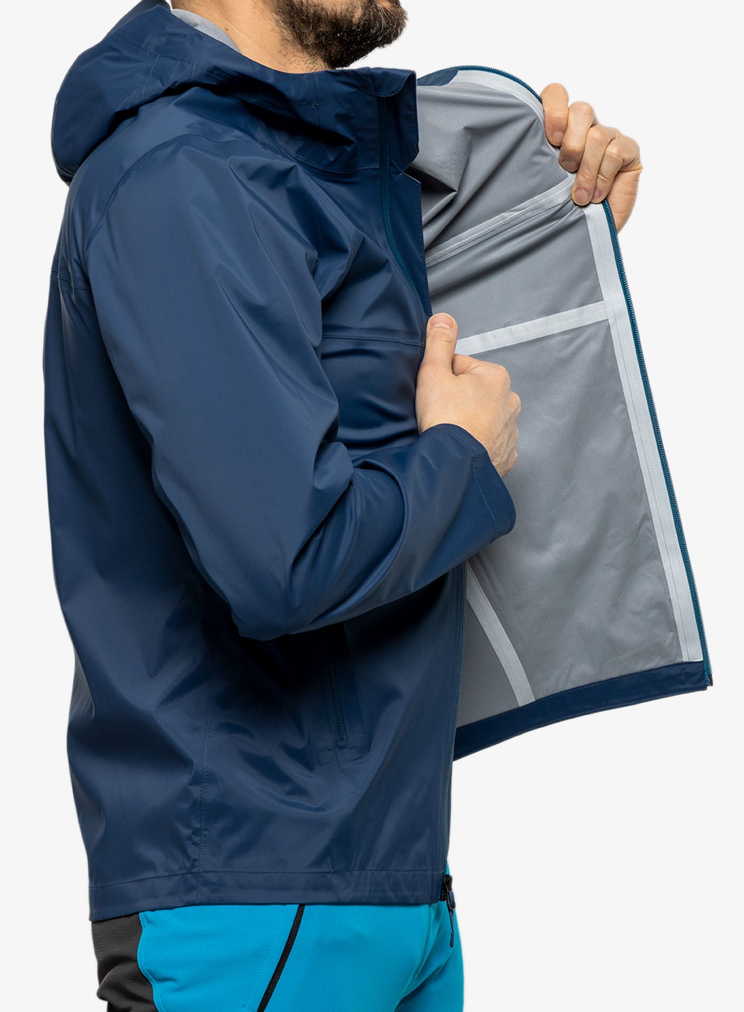 Moška jakna The North Face West Basin DryVent Jacket - shady blue