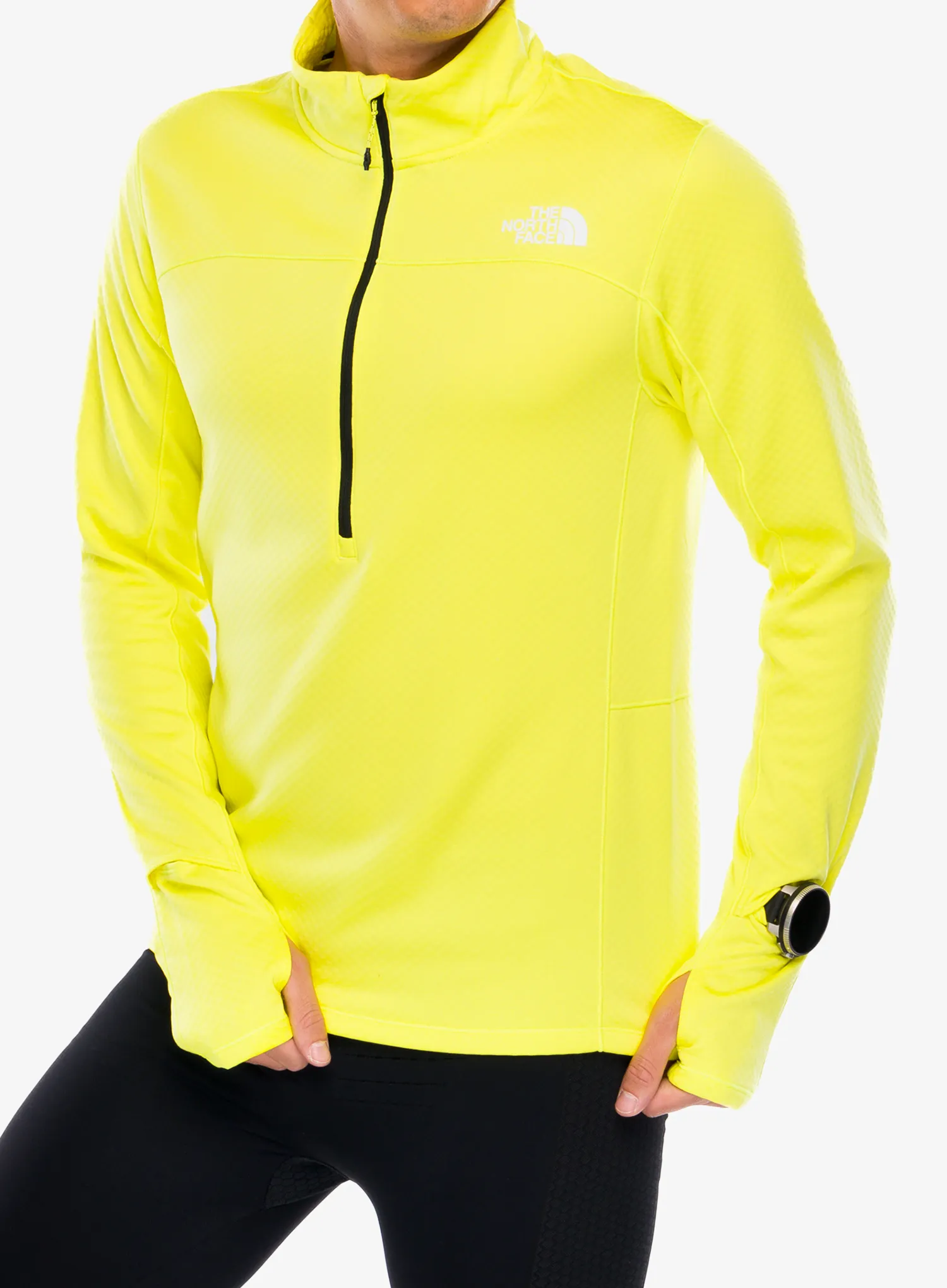 Tekaška jopica The North Face Winter Warm Pro 1/4 Zip - firefly yellow