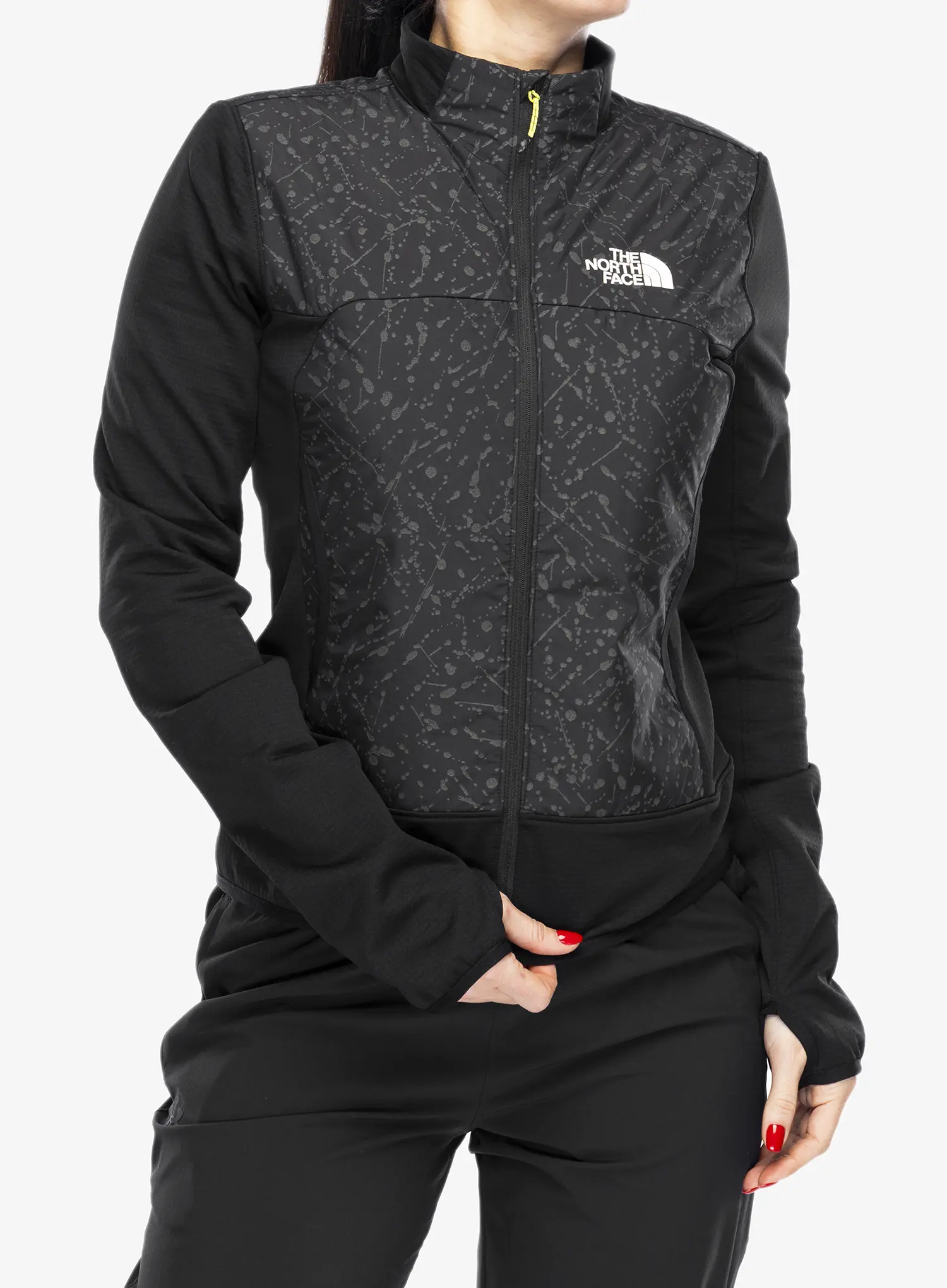 Ženska jakna za tek The North Face Winter Warm Pro Jacket - tnf black/tnf black trail