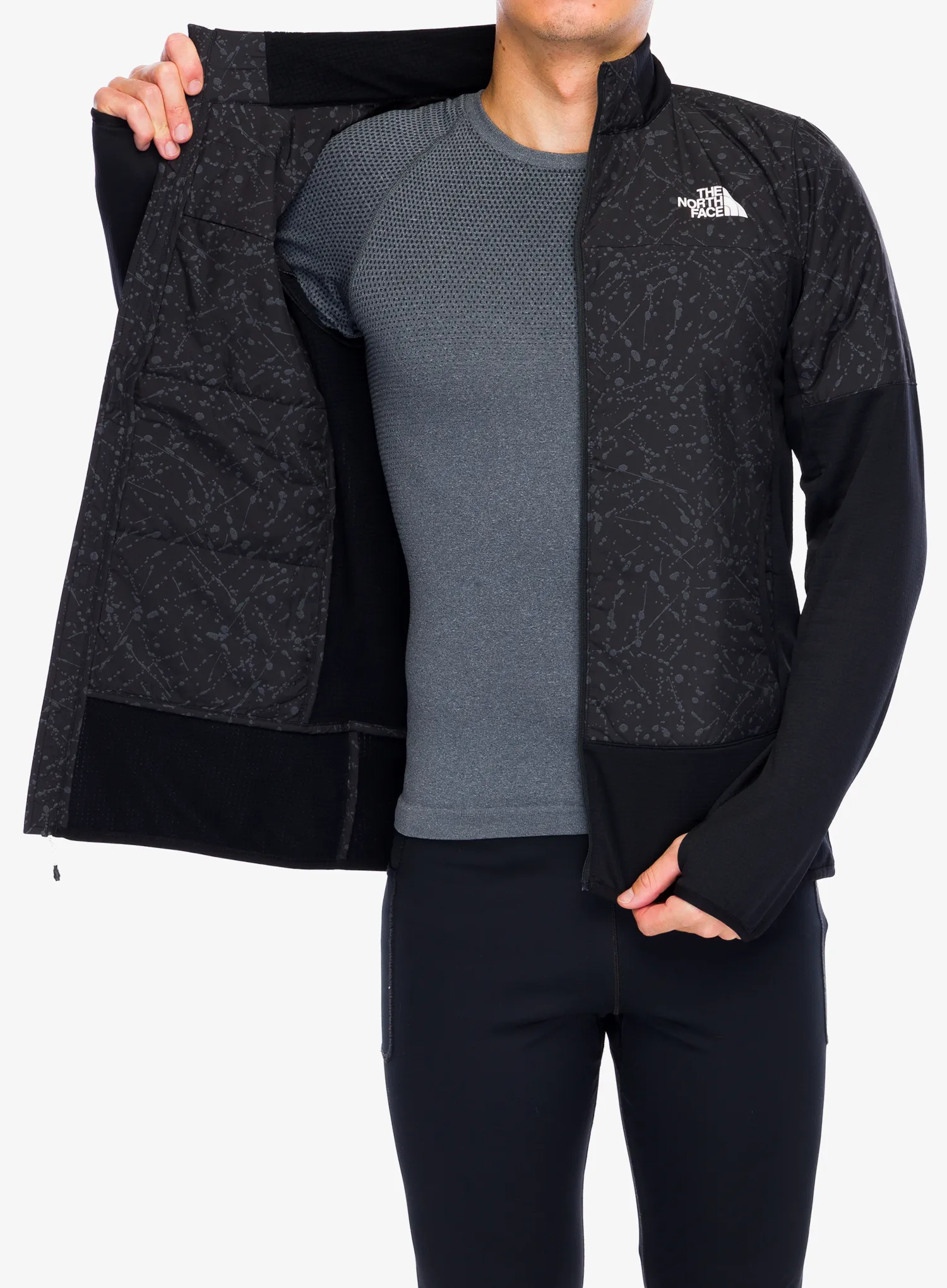 Jakna za tek The North Face Winter Warm Pro Jacket - tnf black/tnf black trail