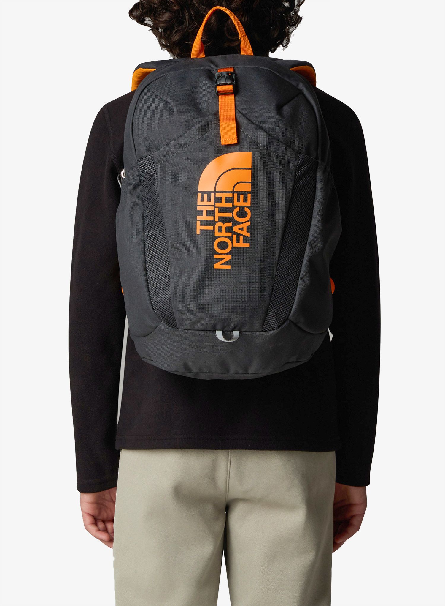 Otroški mestni nahrbtnik The North Face Youth Mini Recon - asphalt grey/cone orange