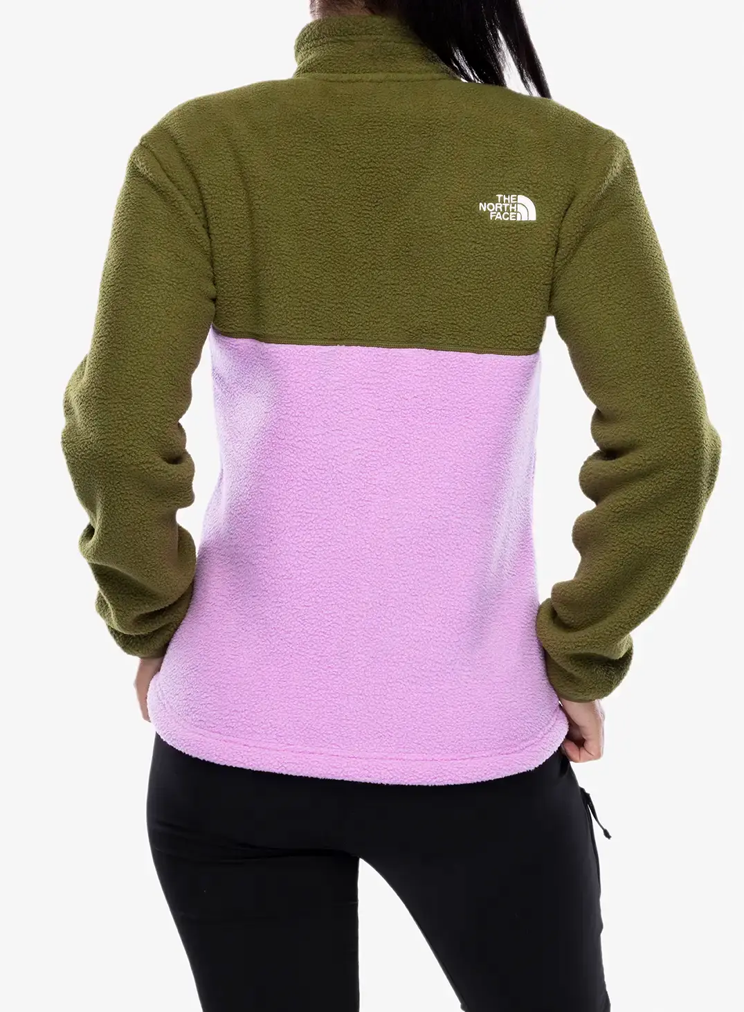 Ženski flis The North Face Yumiori Full Zip - dragonfruit/forest olive
