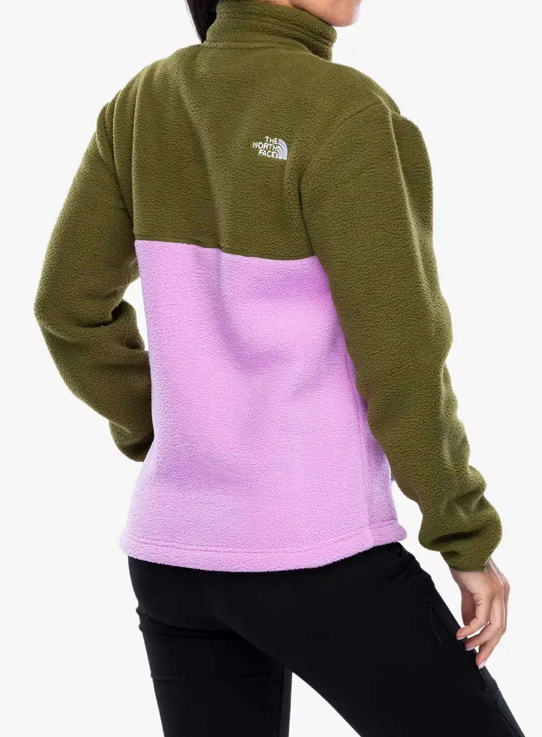Ženski flis The North Face Yumiori Full Zip - dragonfruit/forest olive