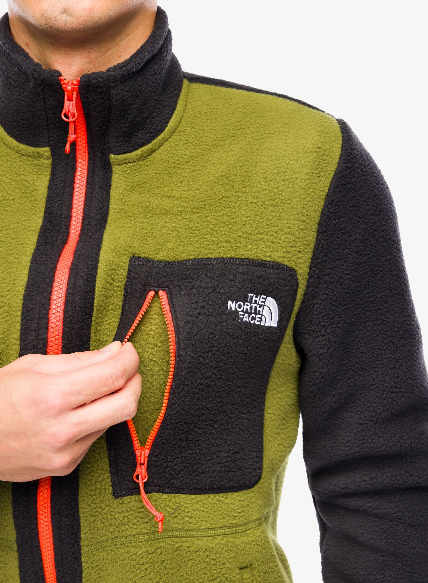 Flis The North Face Yumiori Full Zip - forest olive/tnf black