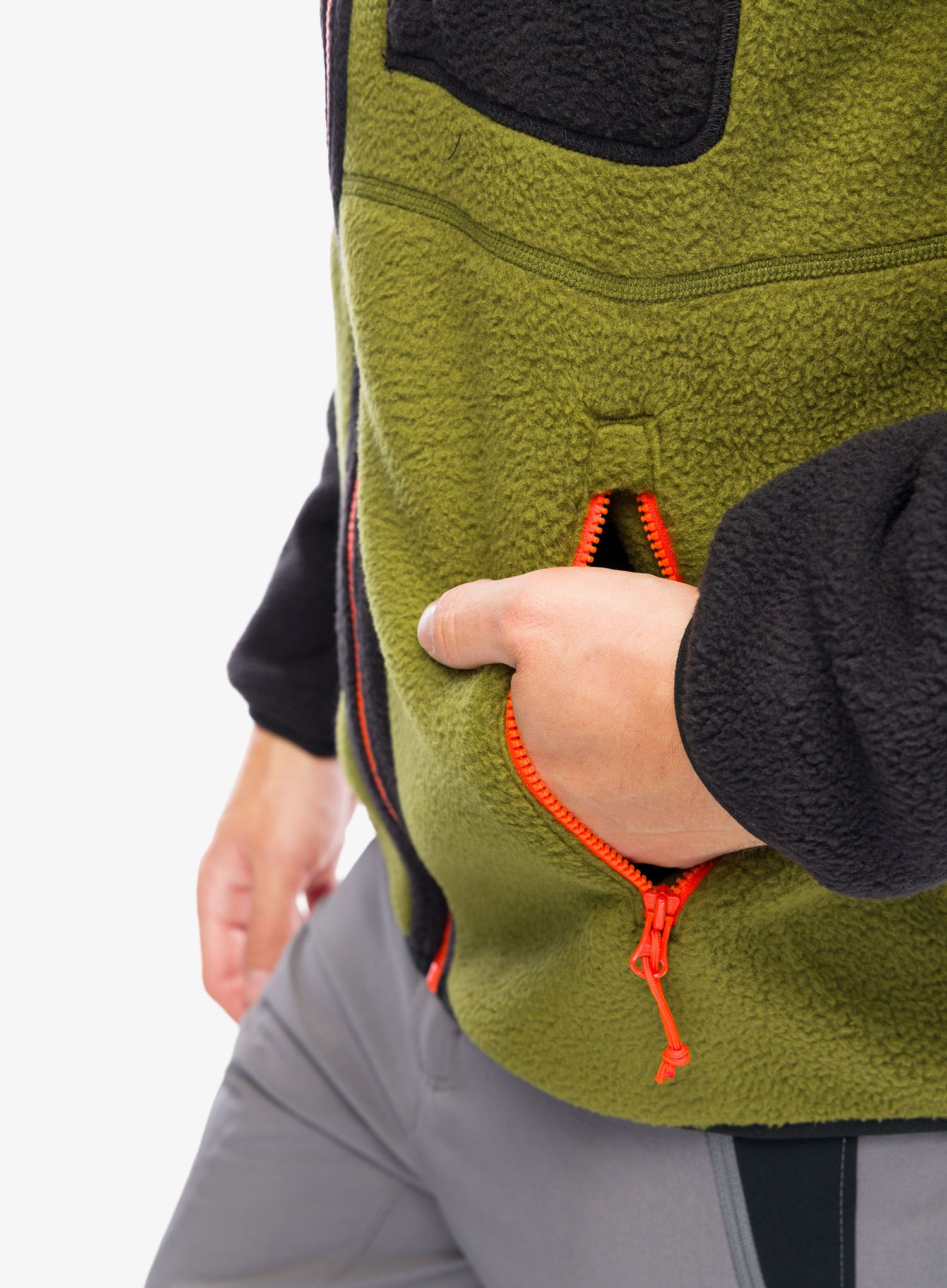 Flis The North Face Yumiori Full Zip - forest olive/tnf black