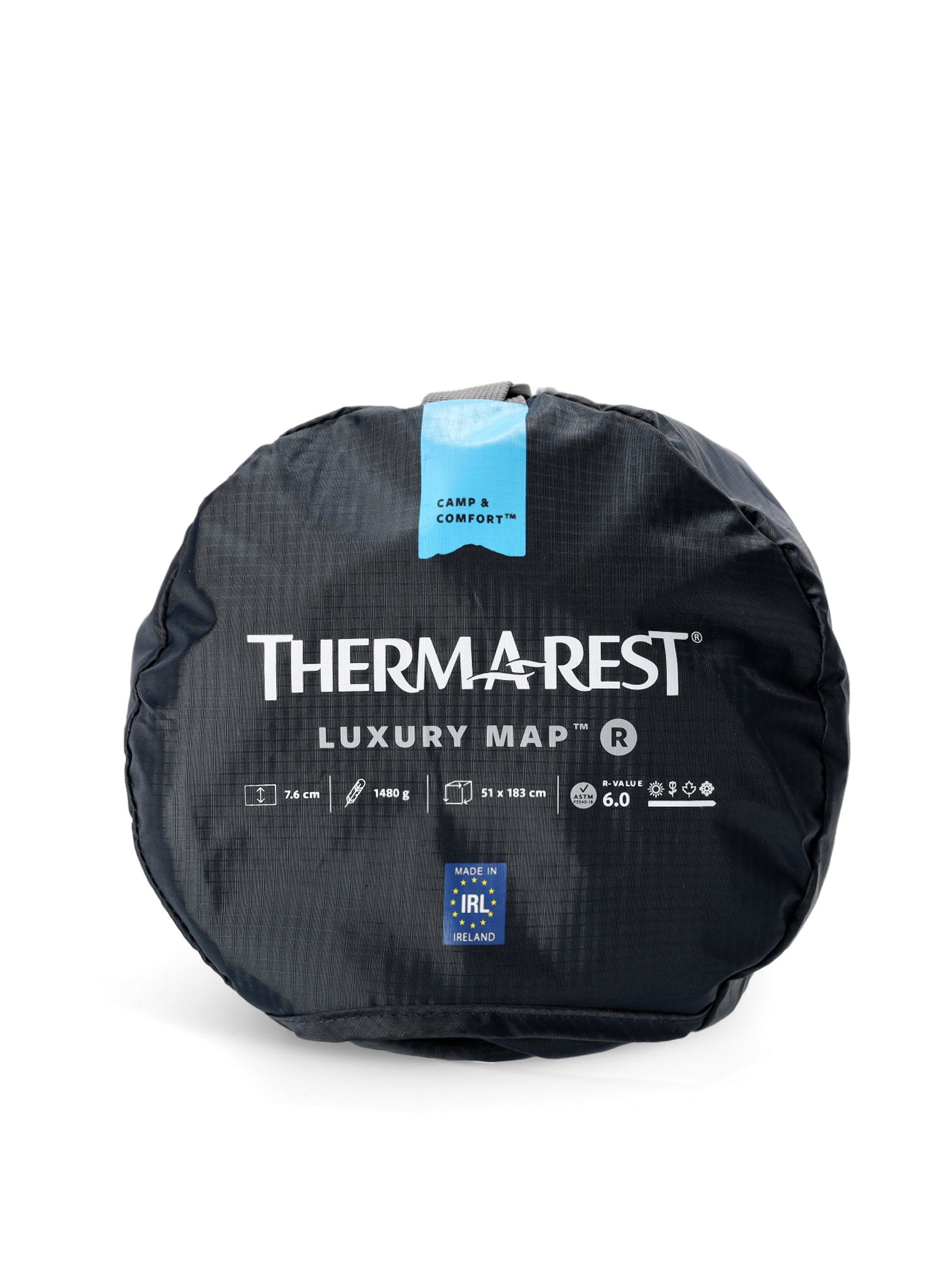 Samonapihljiva blazina Therm A Rest LuxuryMap Regular - poseidon blue