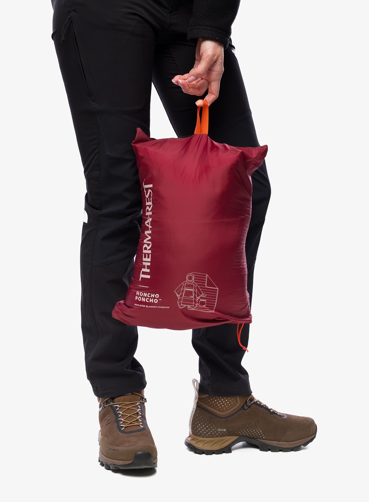 Dežni plašč Therm a Rest Honcho Poncho - mars red