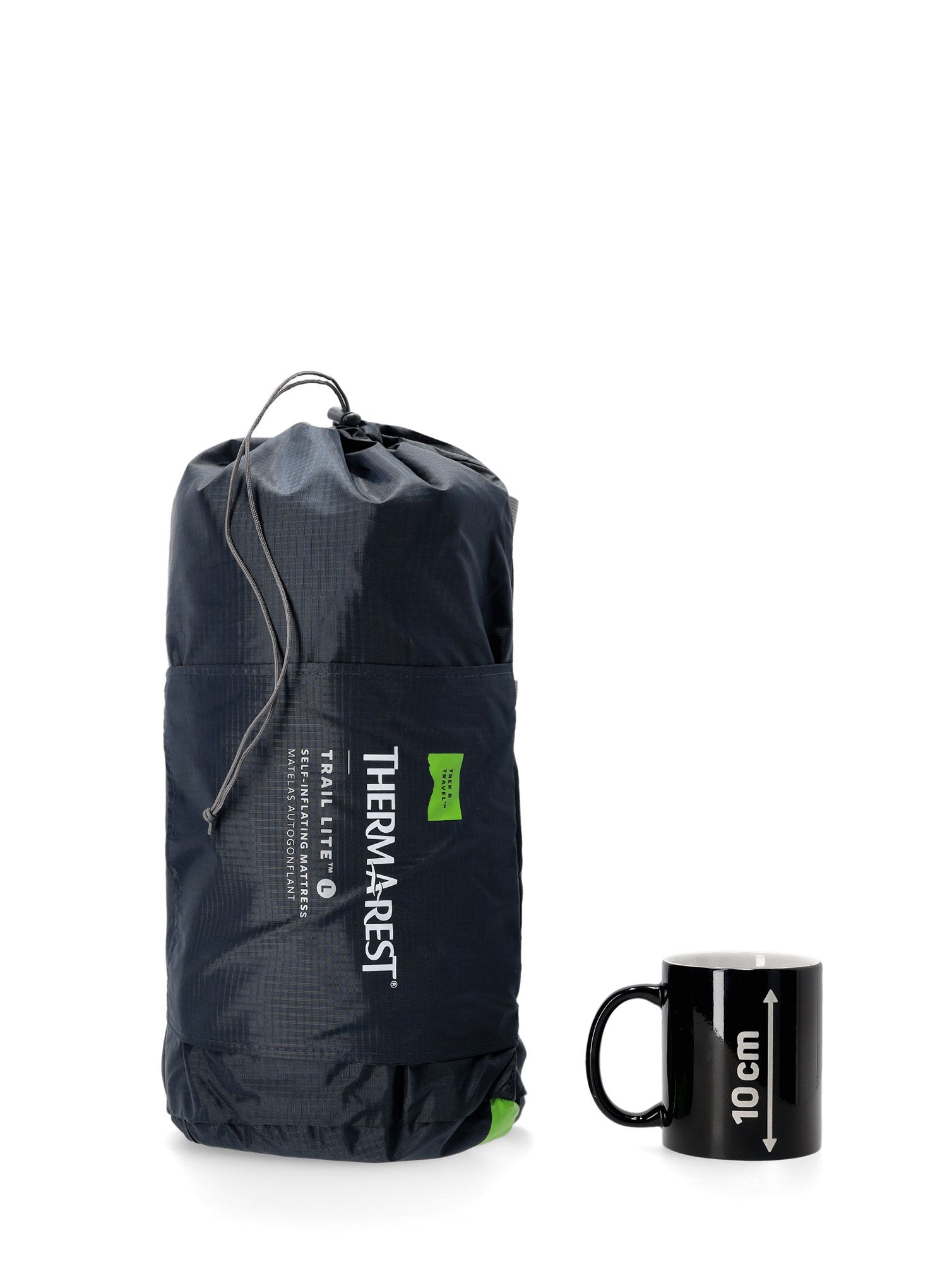 Samonapihljiva blazina Therm a Rest Trail Lite Large - trooper gray