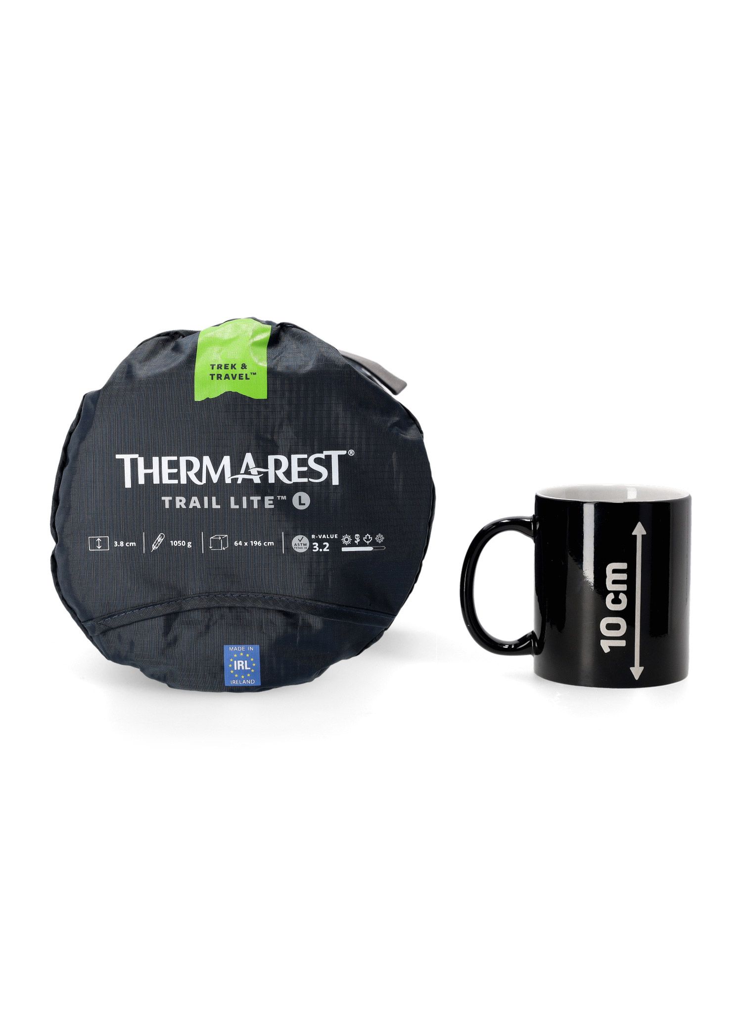 Samonapihljiva blazina Therm a Rest Trail Lite Large - trooper gray
