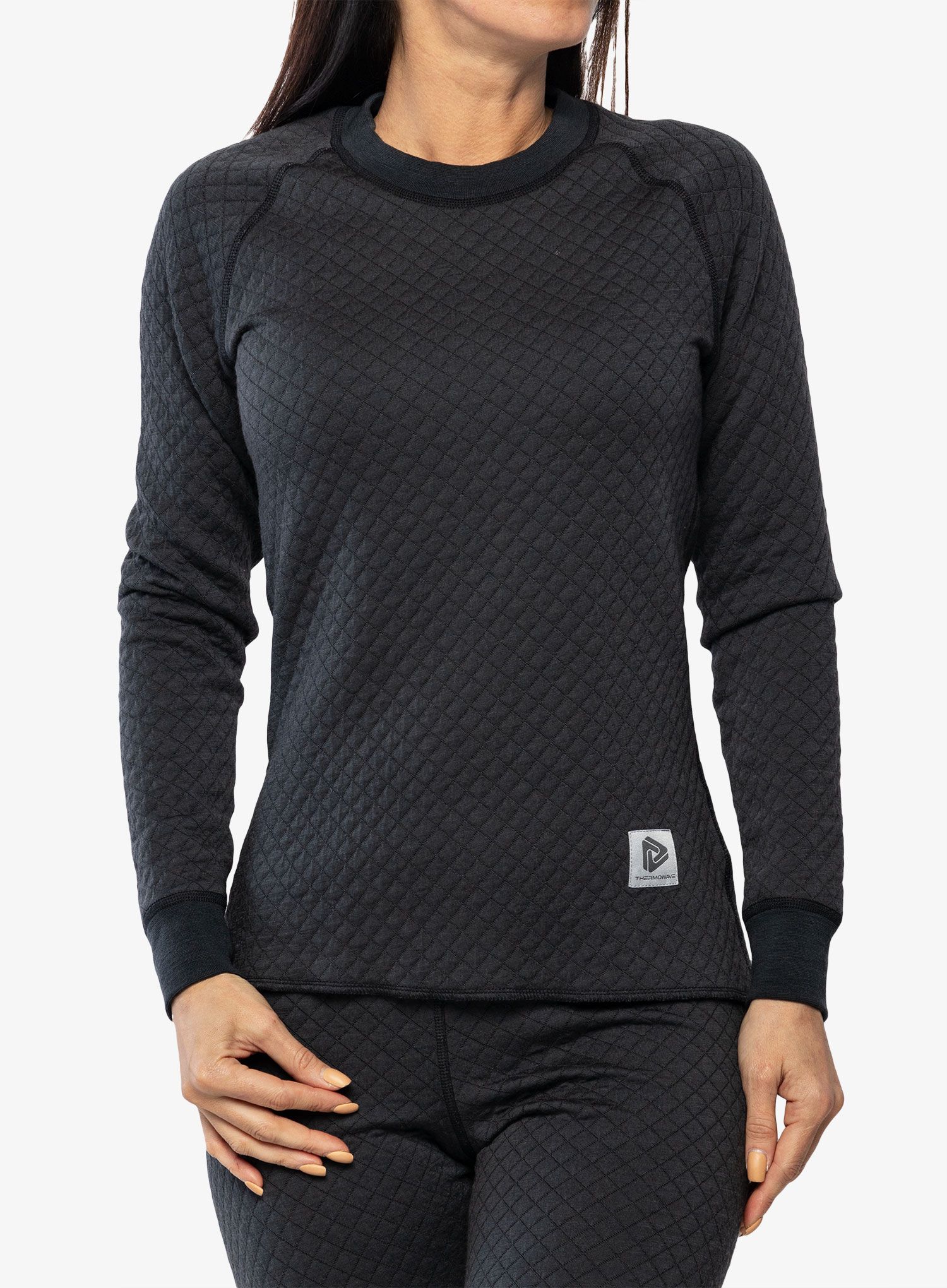 Ženska termo flis jopa Thermowave 3 IN 1 Long Sleeve Shirt - anthracite