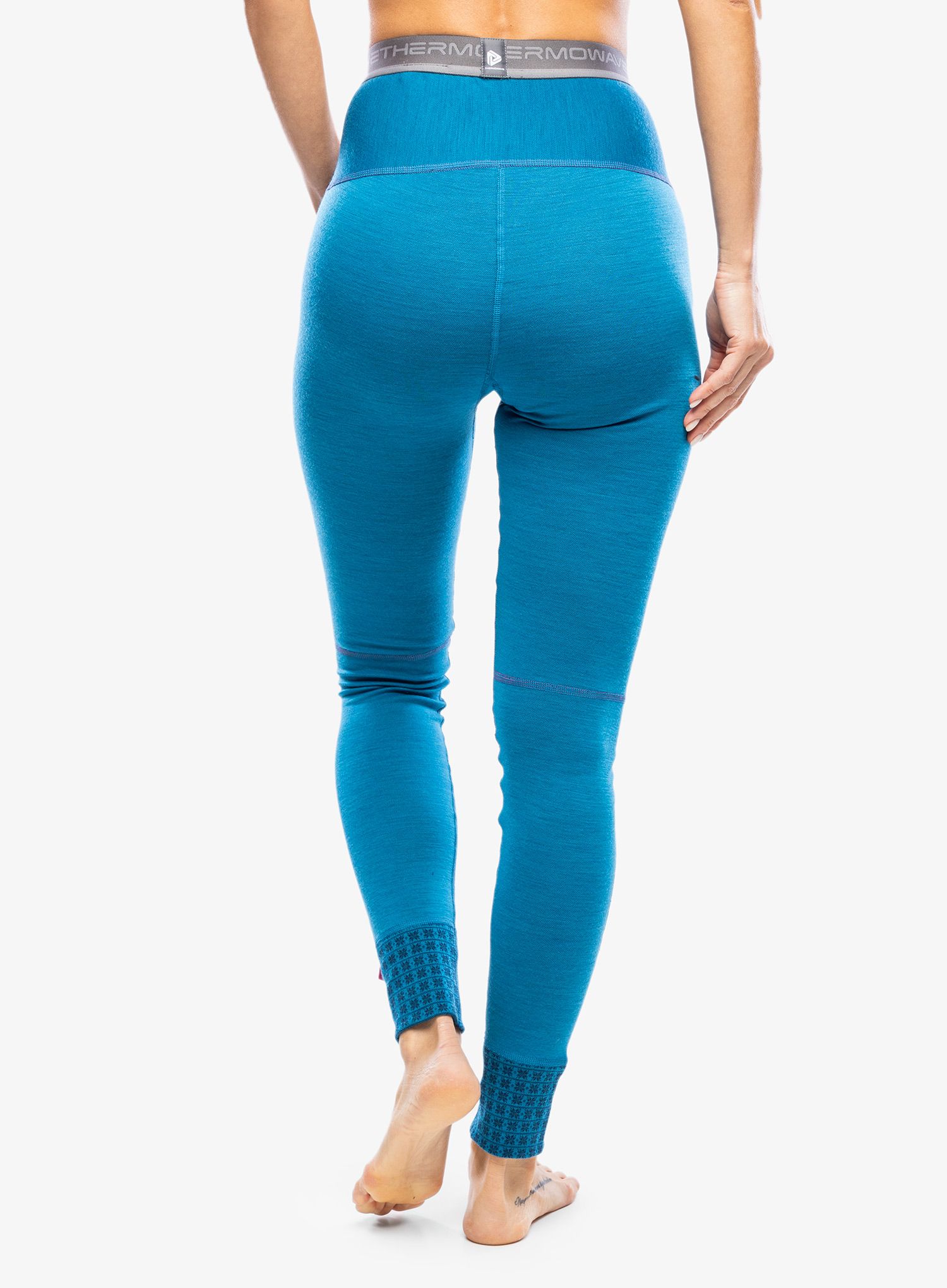 Ženske termo pajkice Thermowave Merino Xtreme Pants - saxony blue/legion