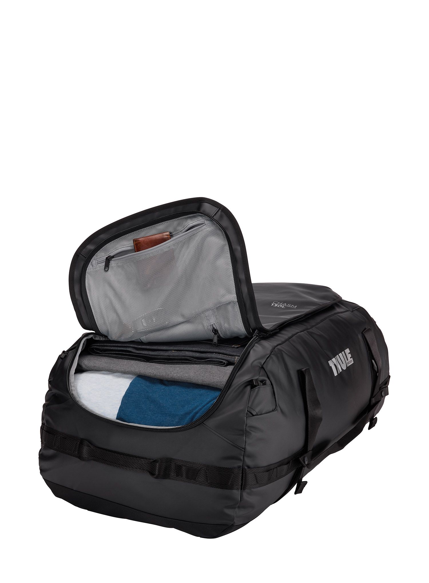 Potovalna torba Thule Chasm 130 L - black/black