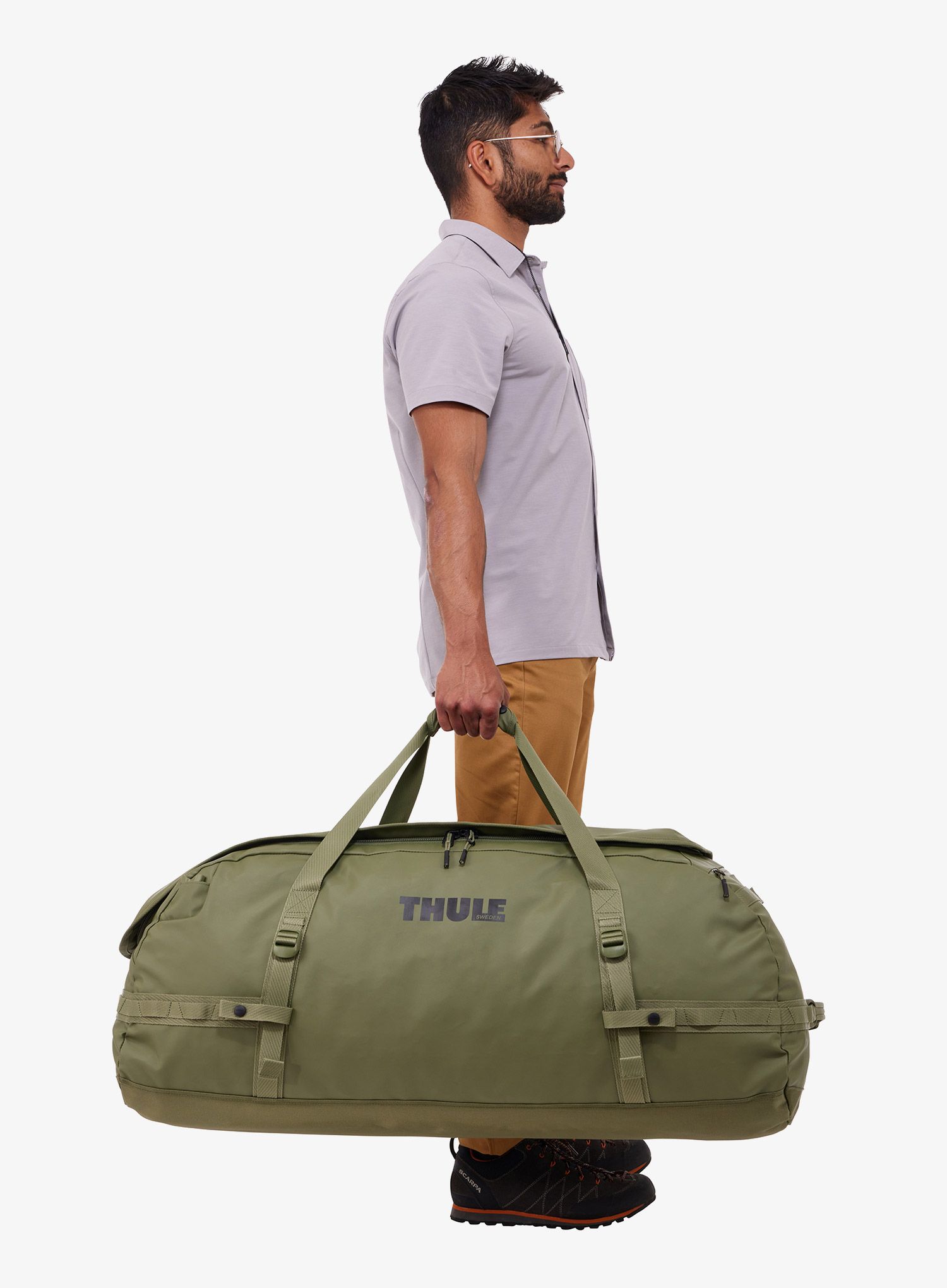 Potovalna torba Thule Chasm 130 L - olivine/olivine