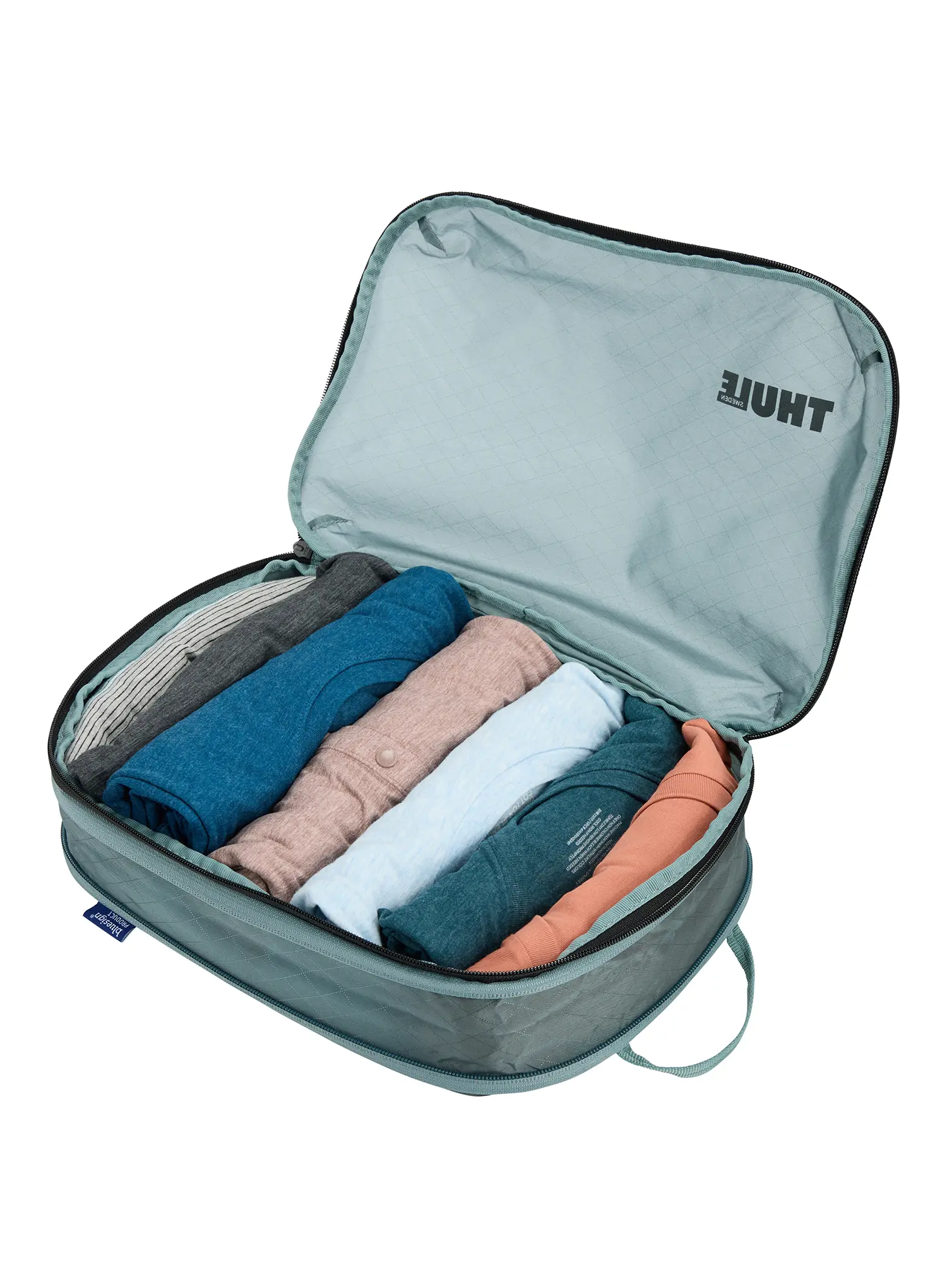 Potovalni organizator Thule Compression Packing Cube Medium - pond gray