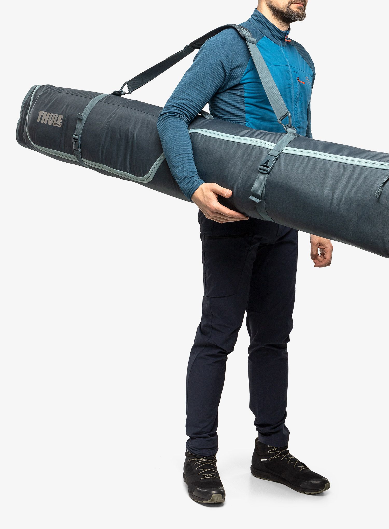 Torba za smuči Thule Roundtrip Ski Bag 192cm - dark slate
