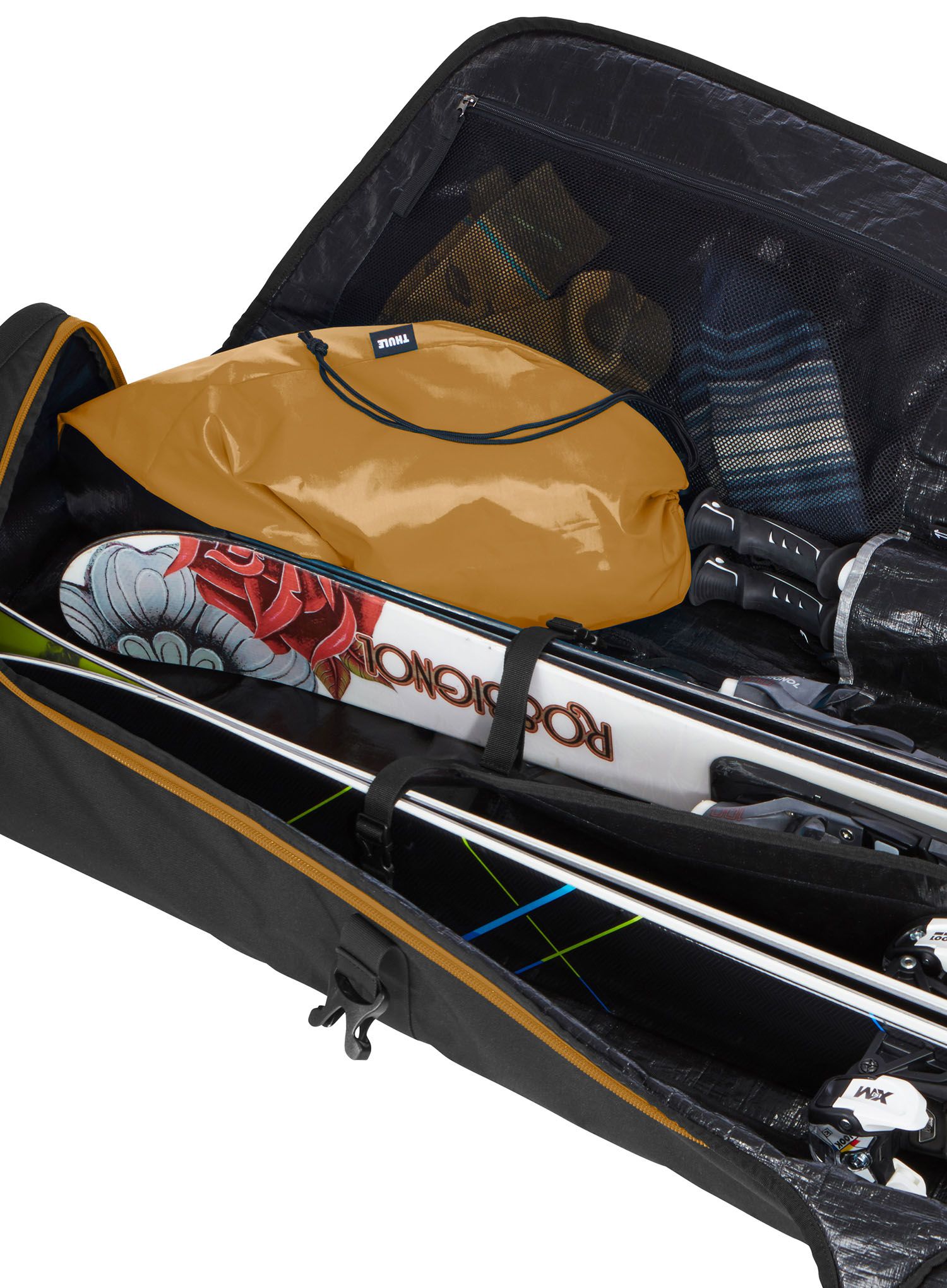 Torba za smuči Thule Roundtrip Ski Roller 175cm - black