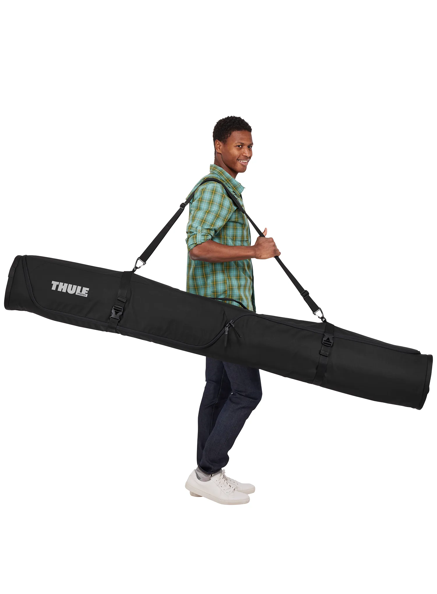 Torba za smuči Thule Roundtrip Ski Bag 192 cm - black