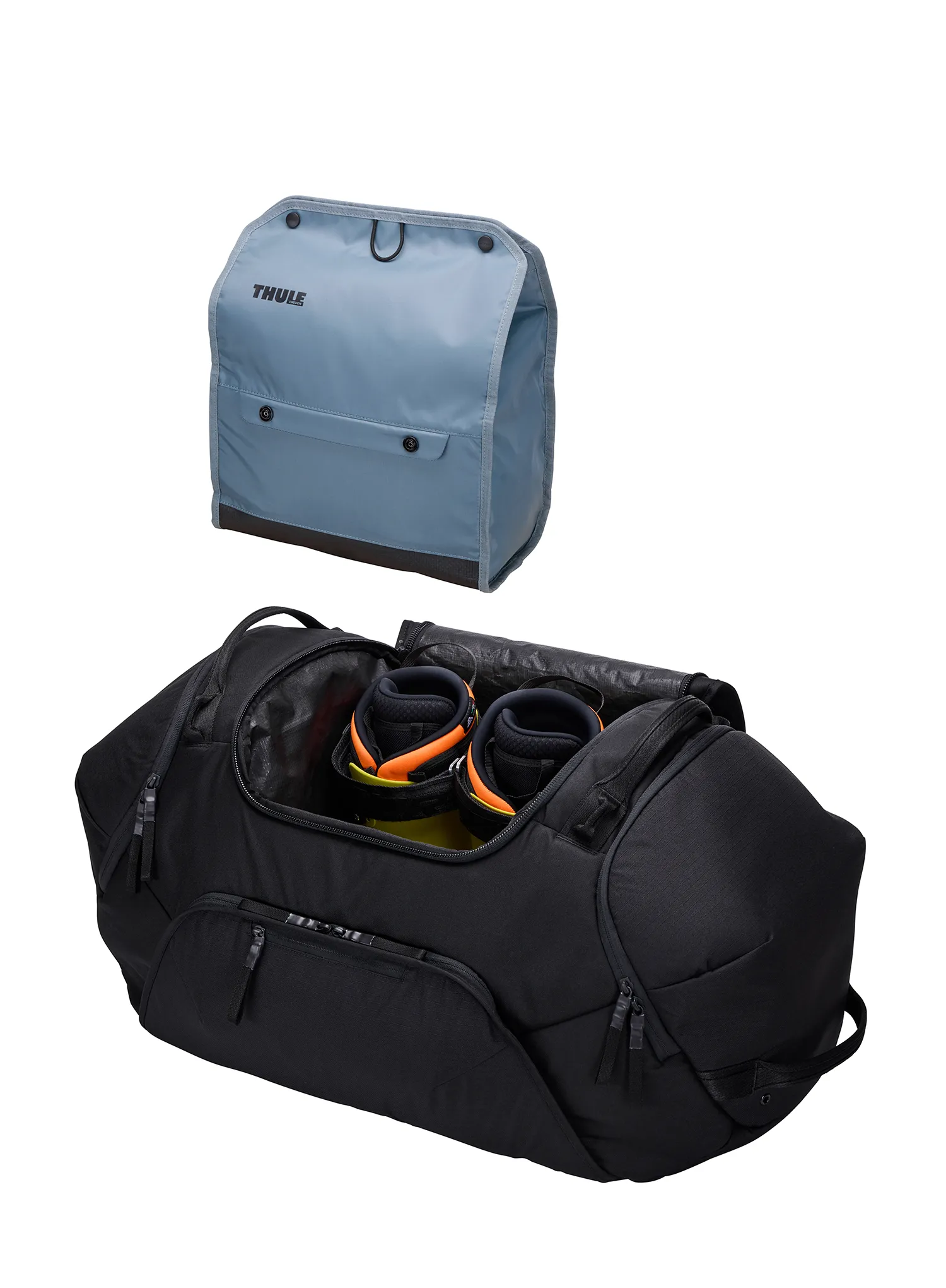Potovalna torba Thule Roundtrip Snow Duffel 80 L - black
