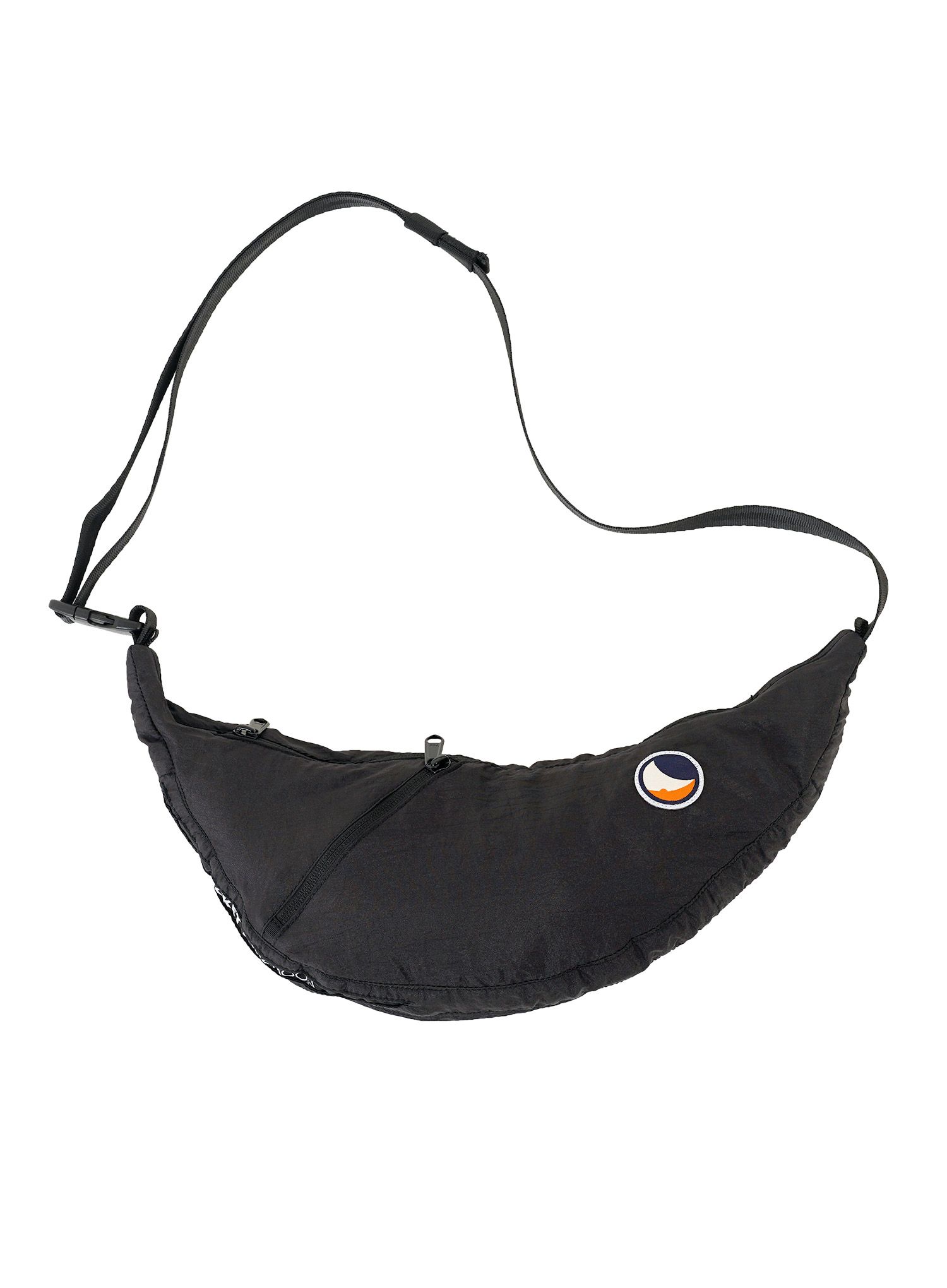 Torba Ticket To The Moon Upcycled Sling Bag - black