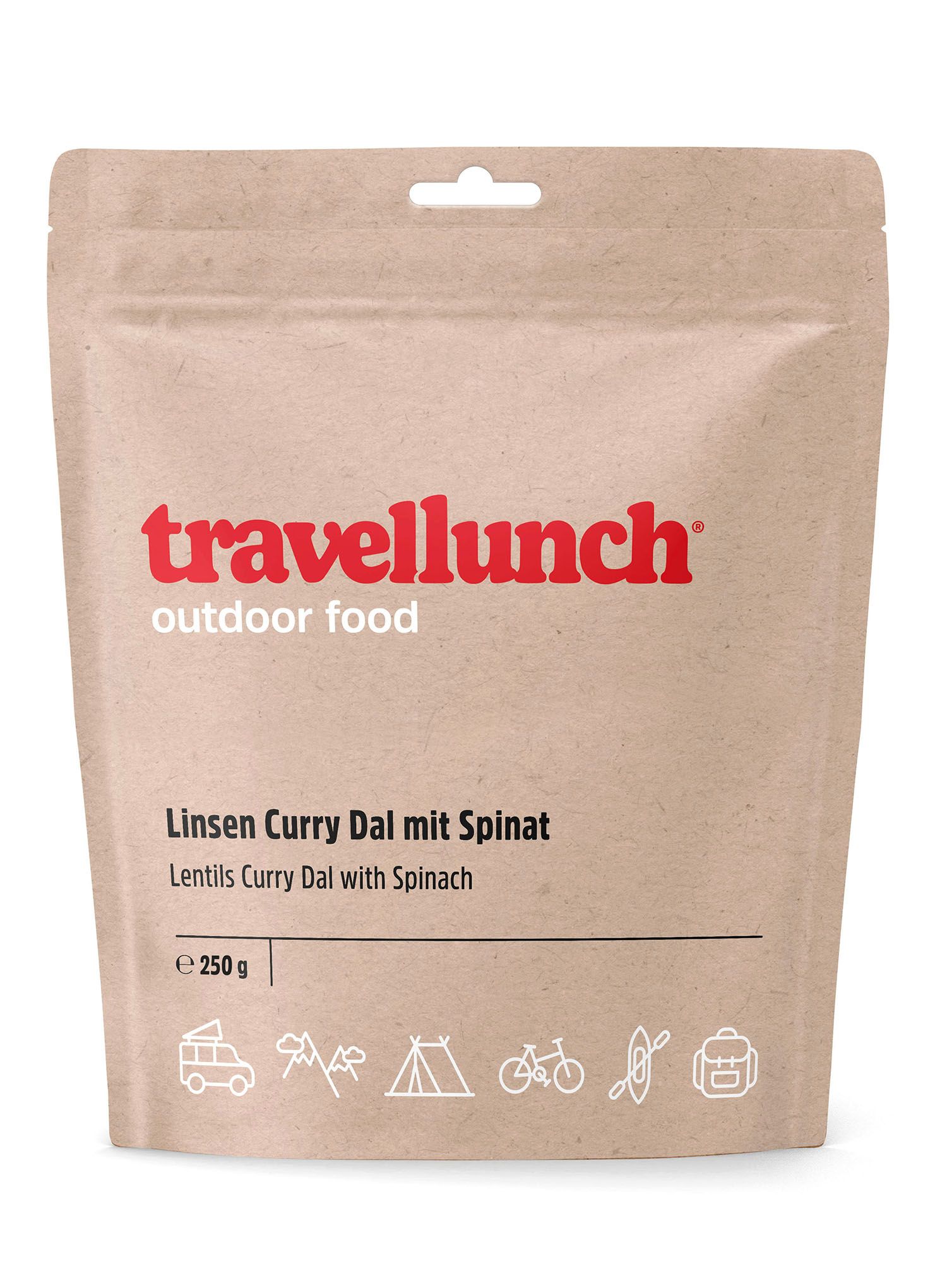 Liofilizat Travellunch Leča Curry Dal s špinačo (dvojno pakiranje) 900 g