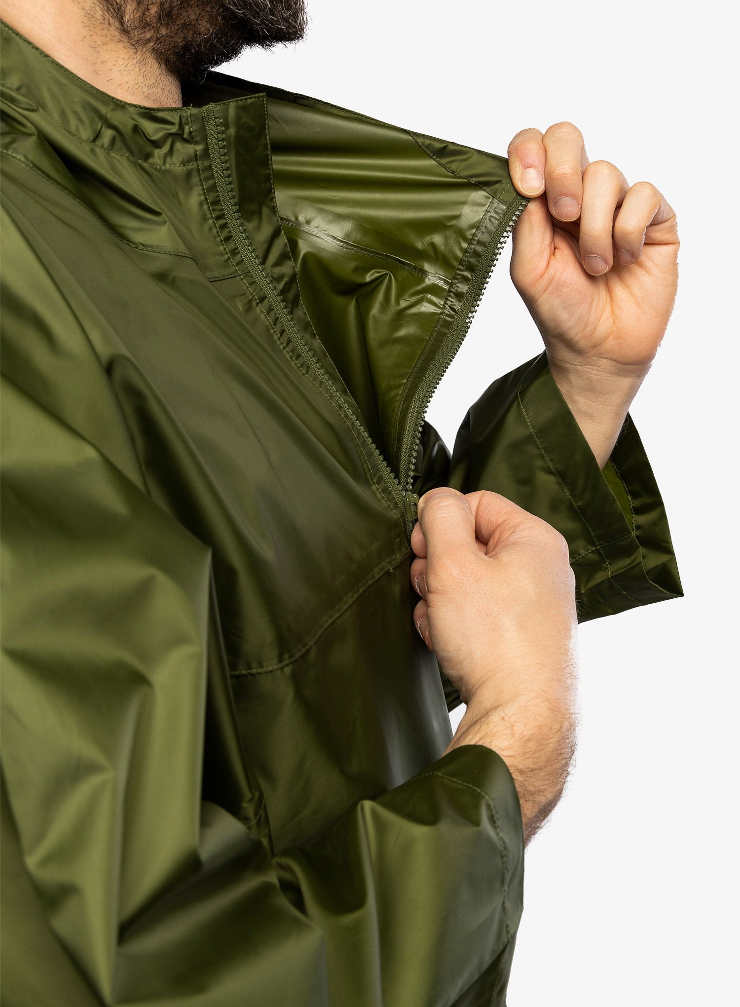 Dežni plašč Trekmates Deluxe Poncho - chive