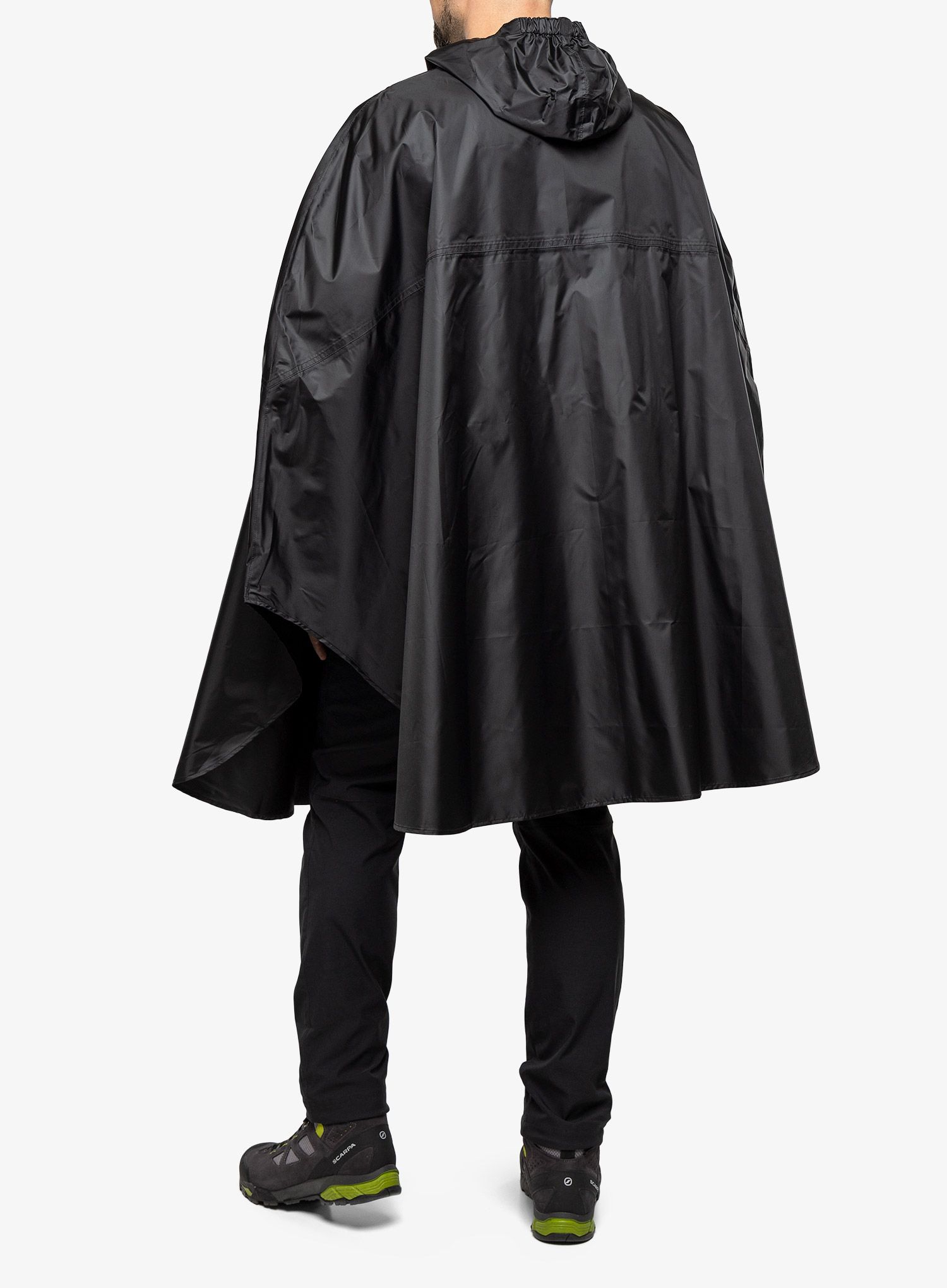 Dežni plašč Trekmates Rove Poncho - black