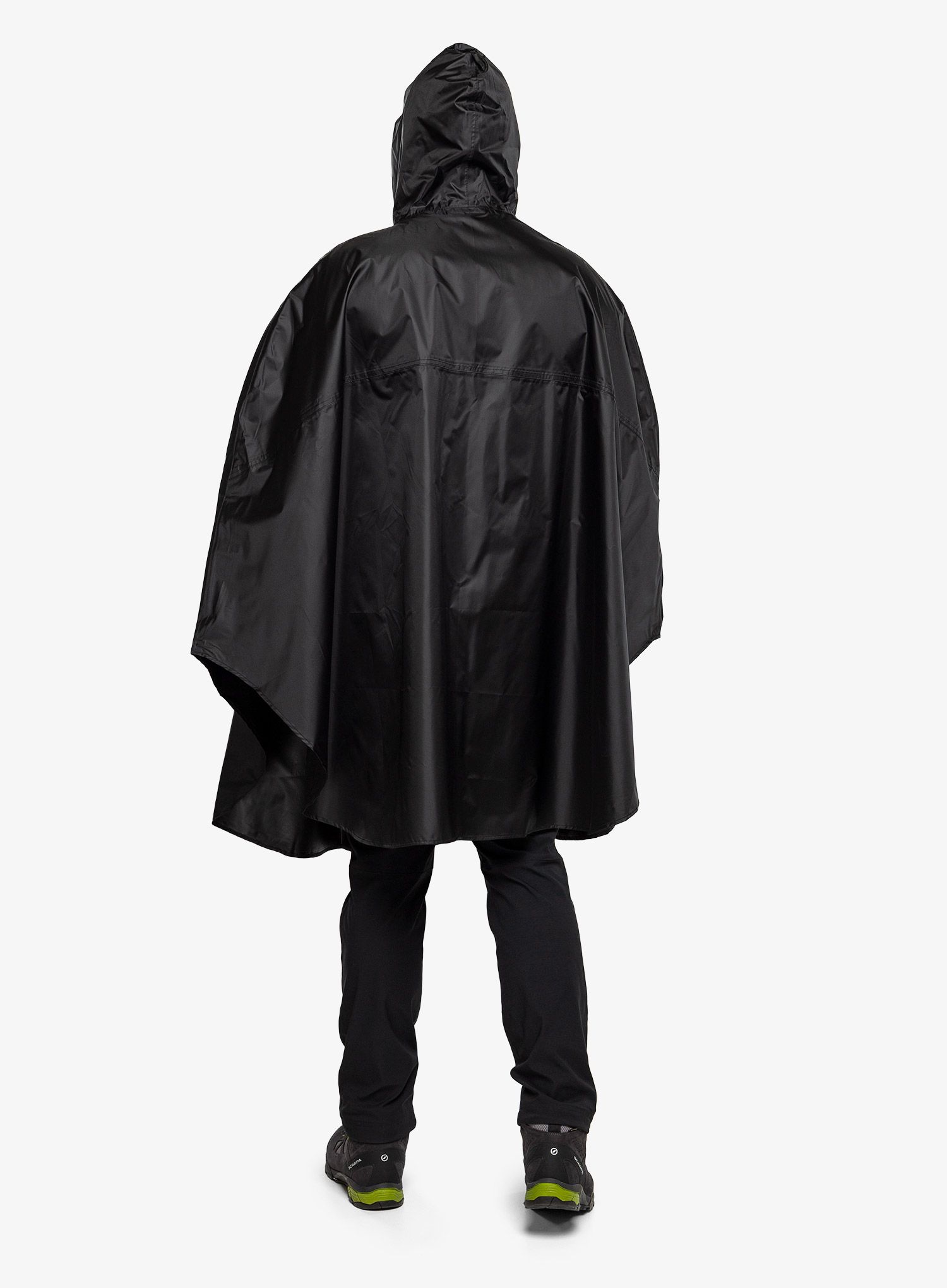 Dežni plašč Trekmates Rove Poncho - black