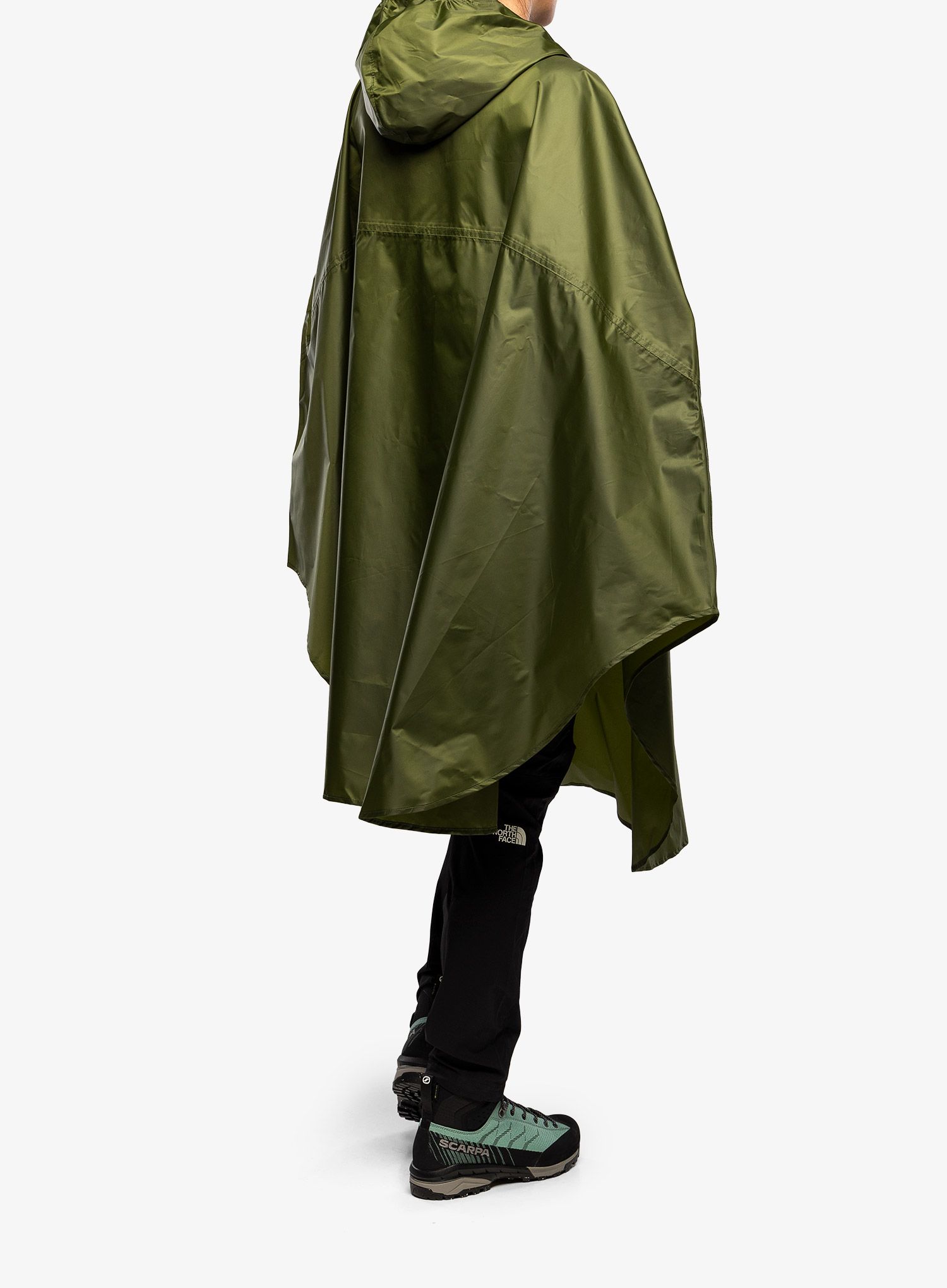 Dežni plašč Trekmates Rove Poncho - moss