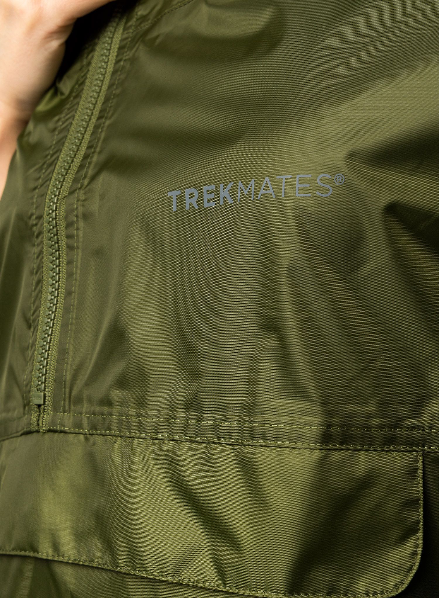 Dežni plašč Trekmates Rove Poncho - moss
