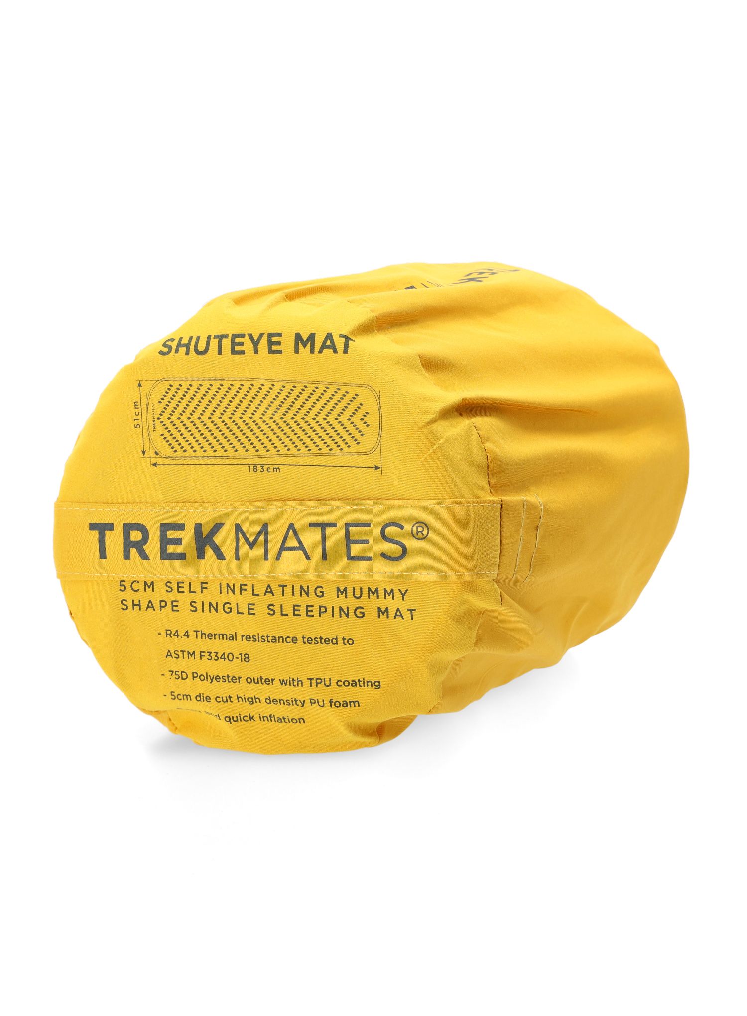 Samonapihljiva blazina Trekmates Shuteye Sleep Mat - nugget gold