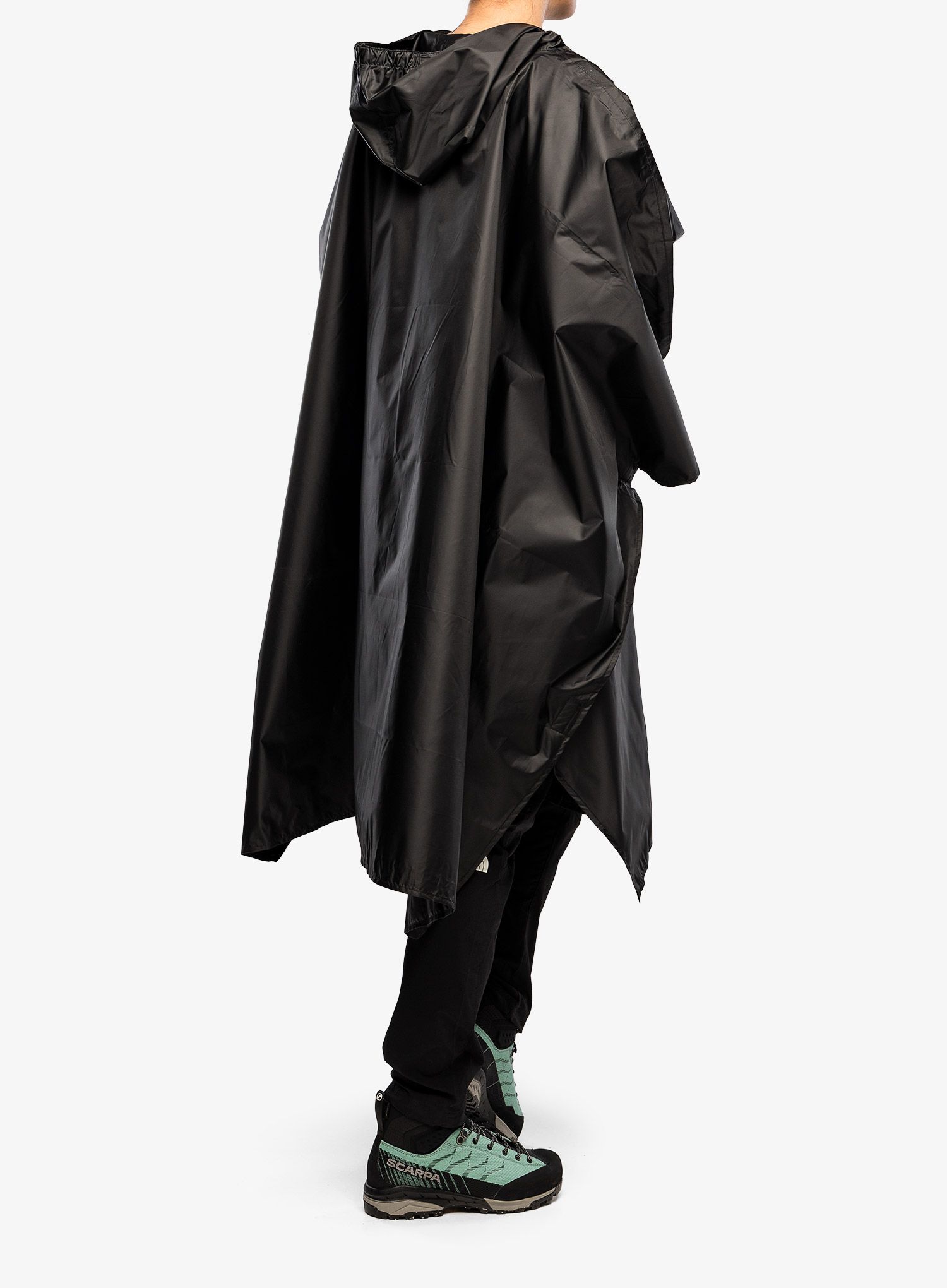 Dežni plašč Trekmates Tour Poncho - black