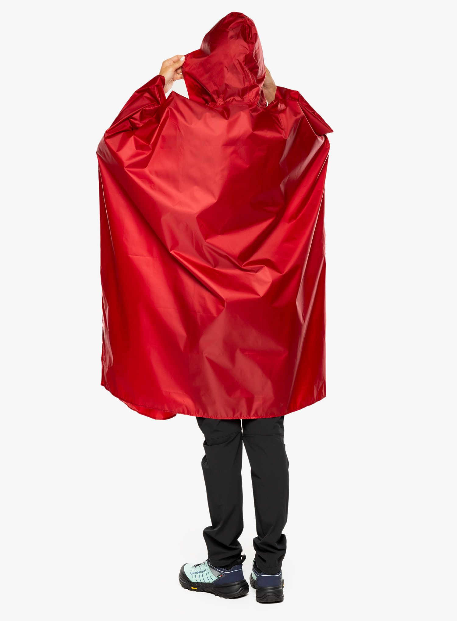 Dežni plašč Trekmates Tour Poncho - chili pepper
