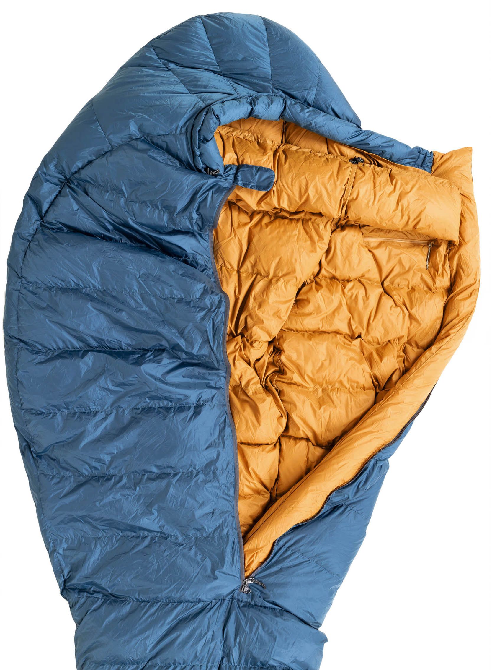 Spalna vreča Turbat Kuk 500 (185 cm) - legion blue/dark cheddar