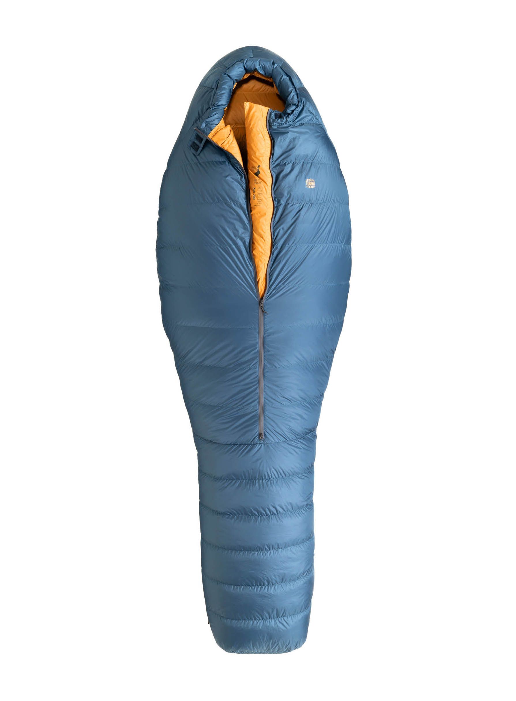 Spalna vreča Turbat Kuk 700 (185 cm) - legion blue/dark cheddar