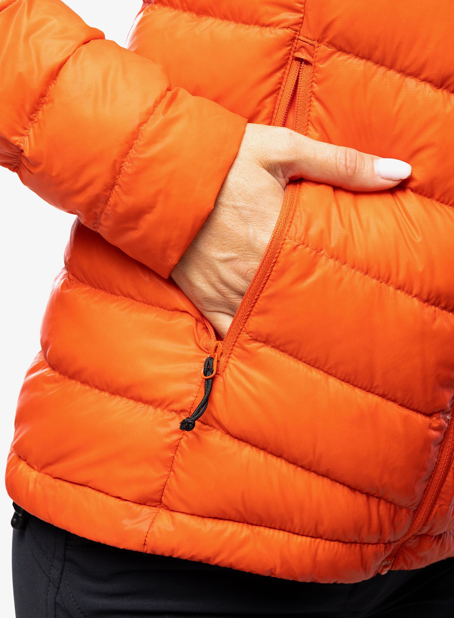 Ženska puhovka Turbat Trek Pro - orange red