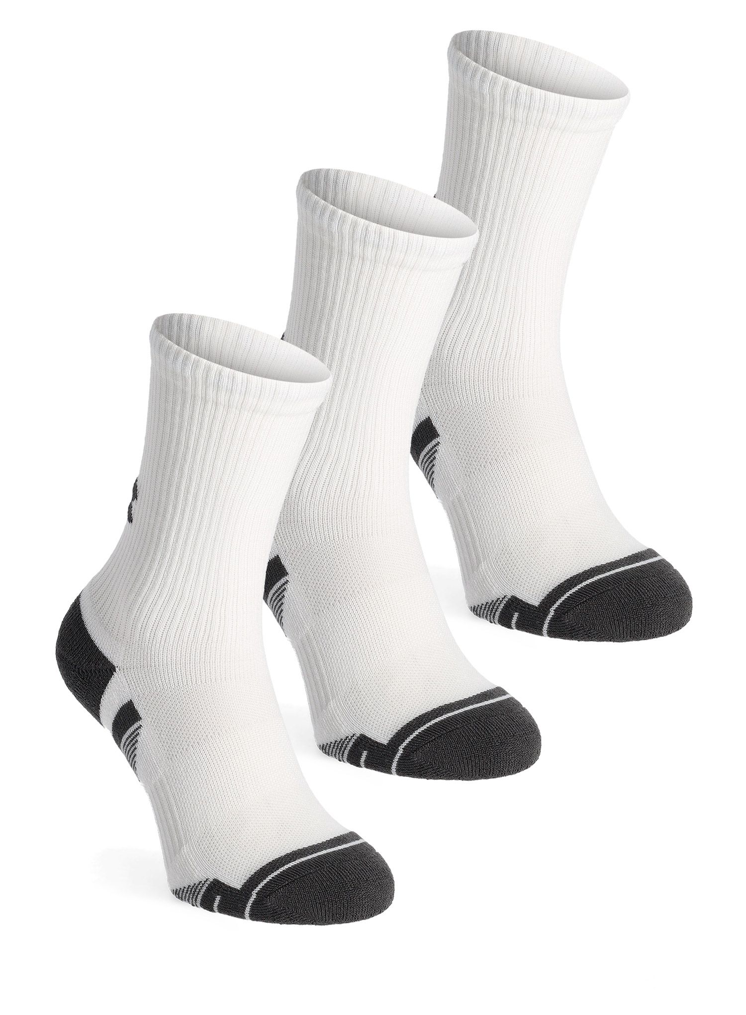 Nogavice Under Armour UA Performance Tech 3-Pack Crew - white/white/jet gray